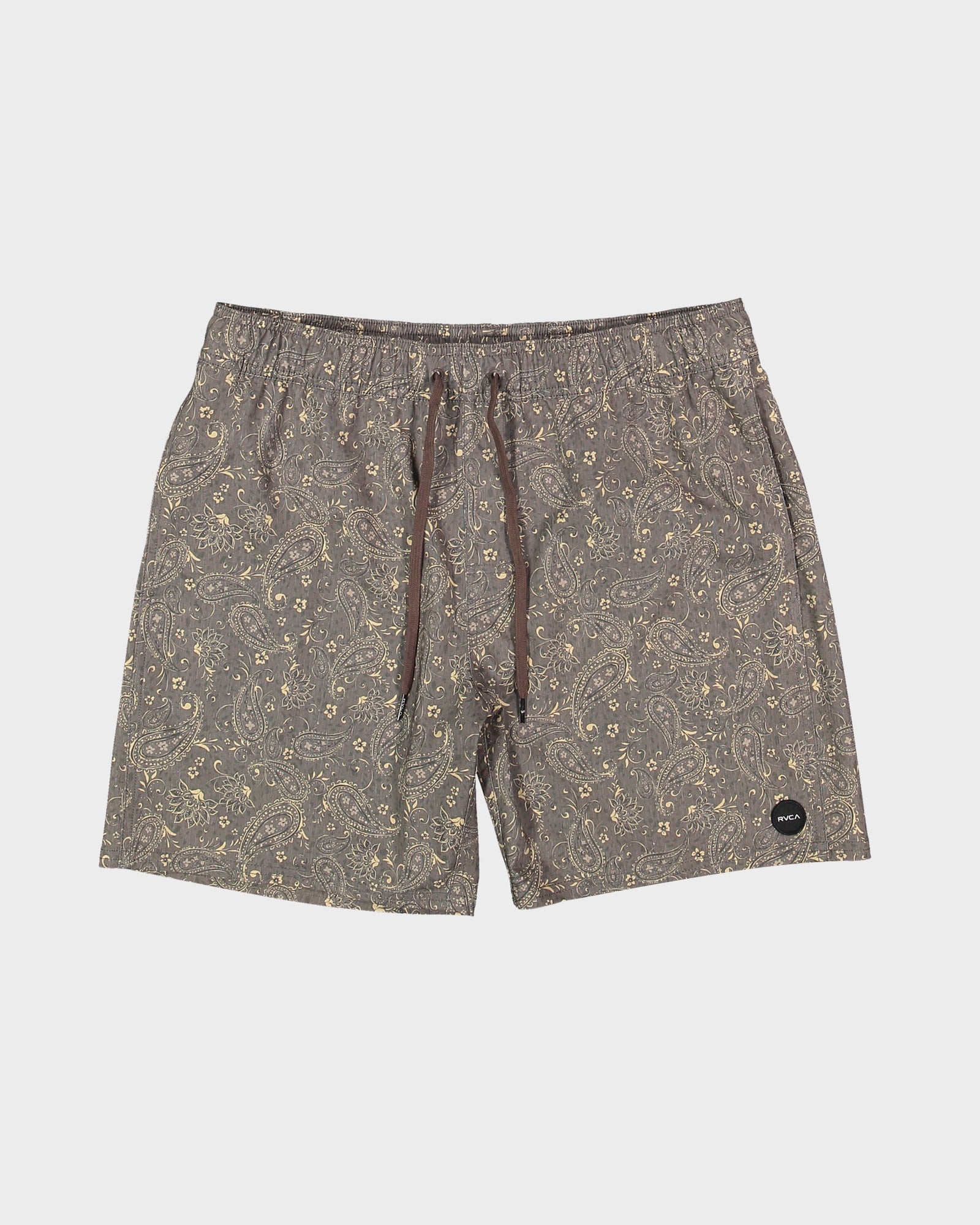 Mens Atlas Elastic Board Shorts Chocolate - Image 8