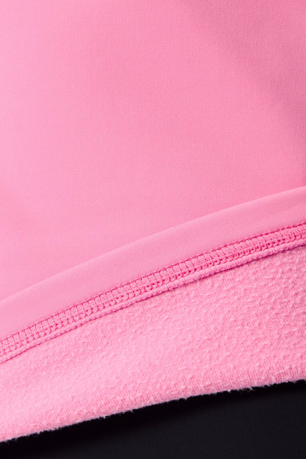 Womens Shoulder Quilt T-Neck Skivvy Pink - Image 8