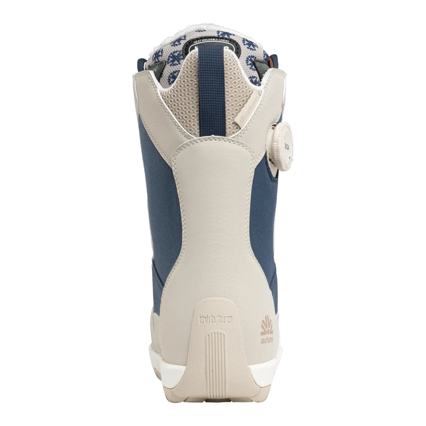 Womens STW Double BOA Luxton x Autumn Snowboard Boots Tan Blue - Image 4