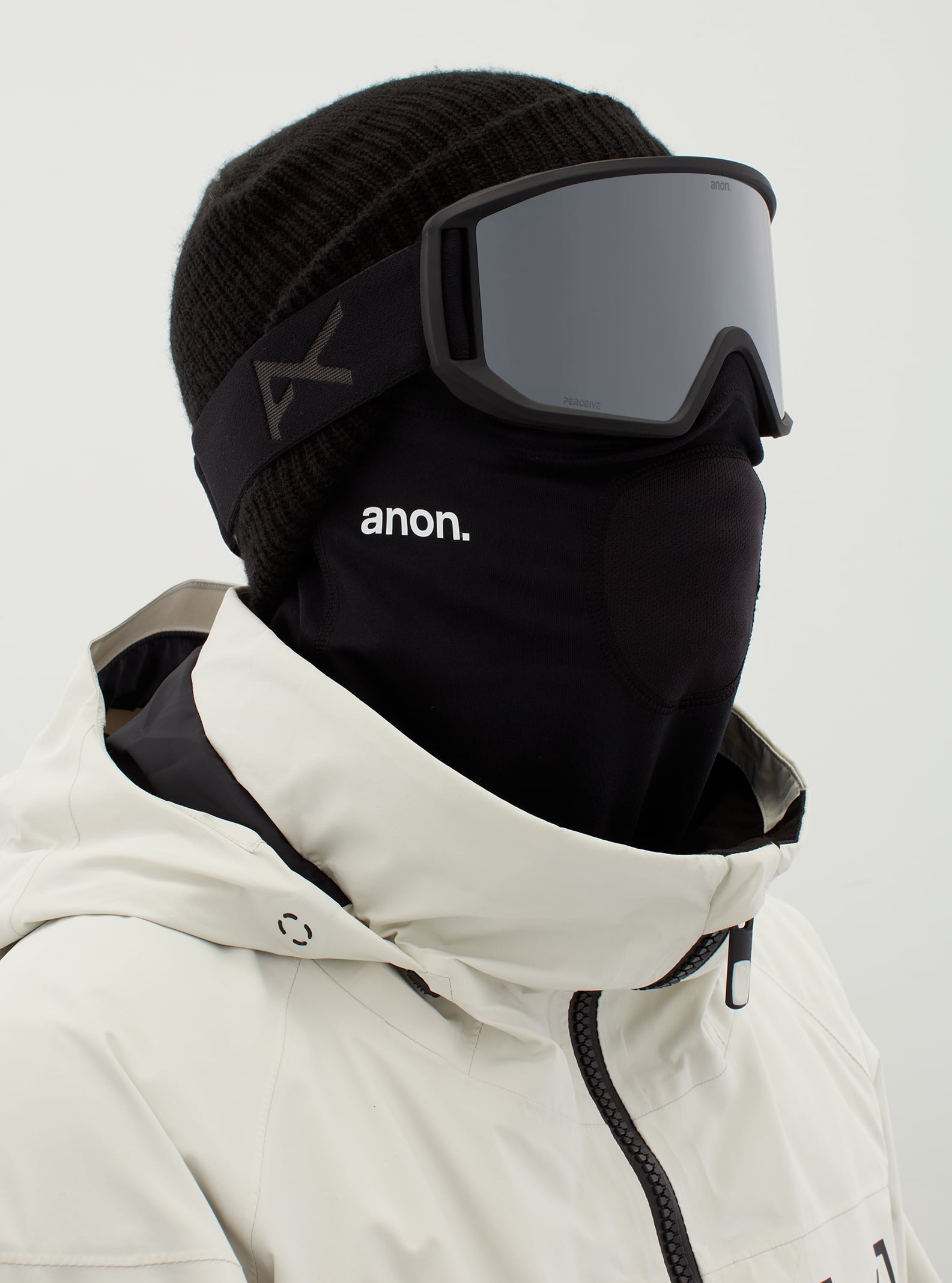 Anon Anon Relapse Goggles + Bonus Lens + MFI® Face Mask Frame: smoke, lens: perceive sunny onyx (6% / s4), spare lens: amber (55% / s1)