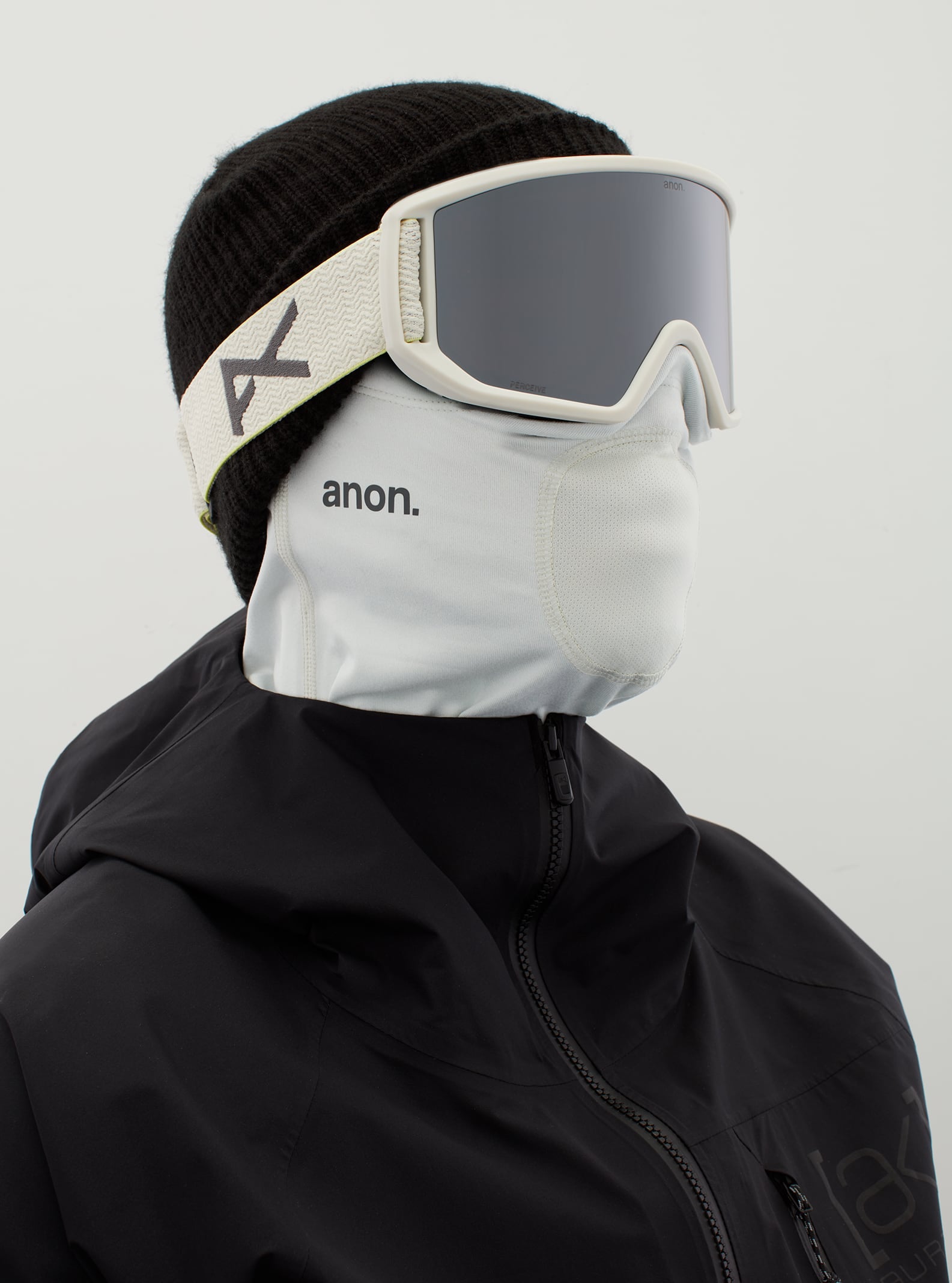 Anon Anon Relapse Goggles + Bonus Lens + MFI® Face Mask Frame: gray, lens: perceive sunny onyx (6% / s4), spare lens: amber (55% / s1)