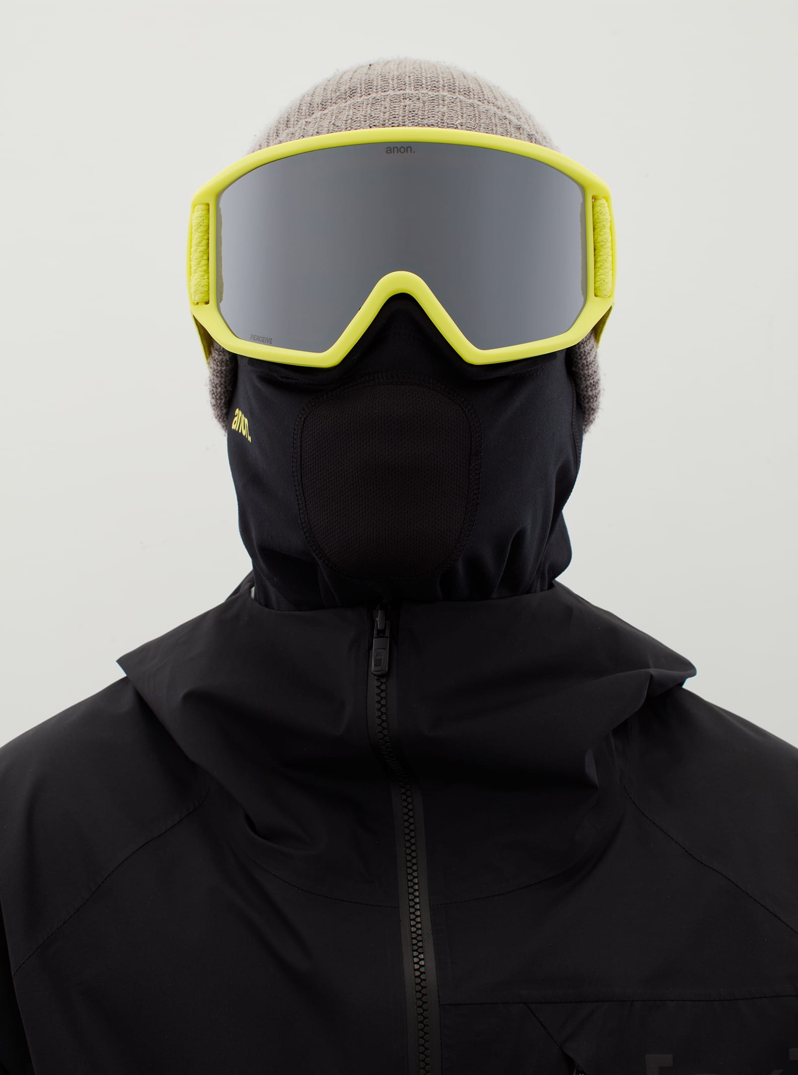 Anon Anon Relapse Goggles + Bonus Lens + MFI® Face Mask Frame: lemon, lens: perceive sunny onyx (6% / s4), spare lens: amber (55% / s1)
