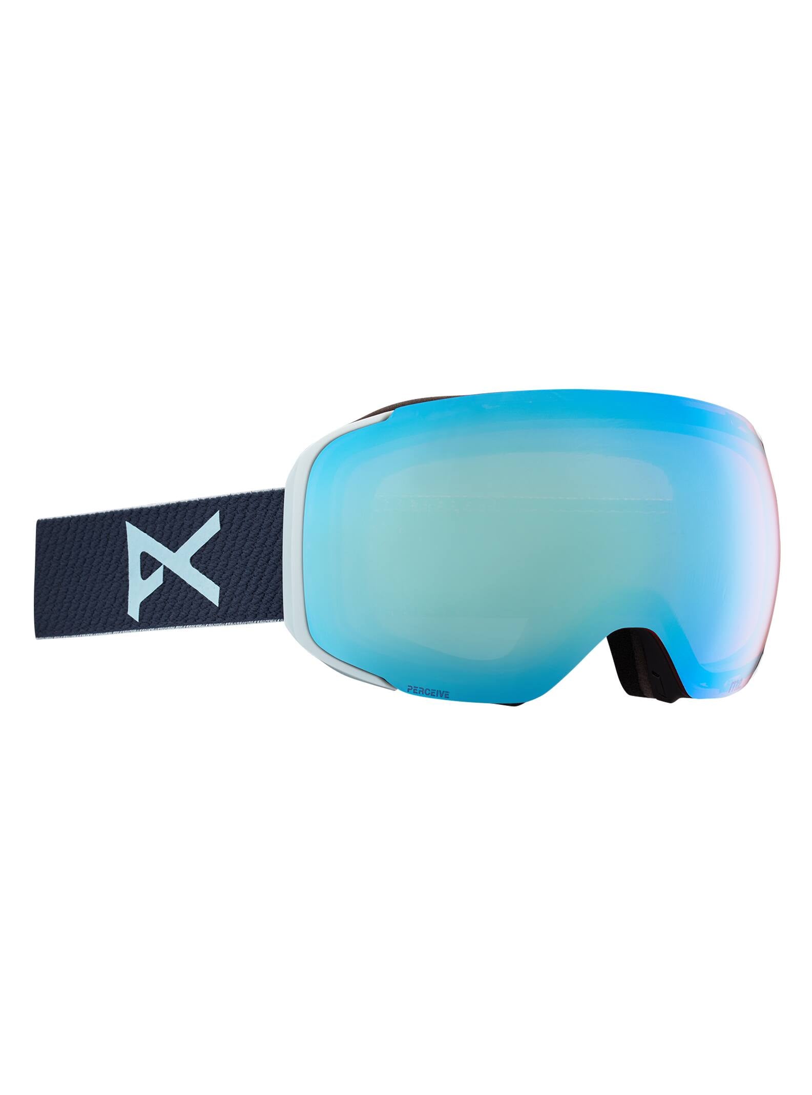 Anon Anon M2 Goggles + Bonus Lens - Low Bridge Fit Frame: oakledge, lens: perceive variable blue (21% / s2), spare lens: perceive cloudy pink (53%/s1)