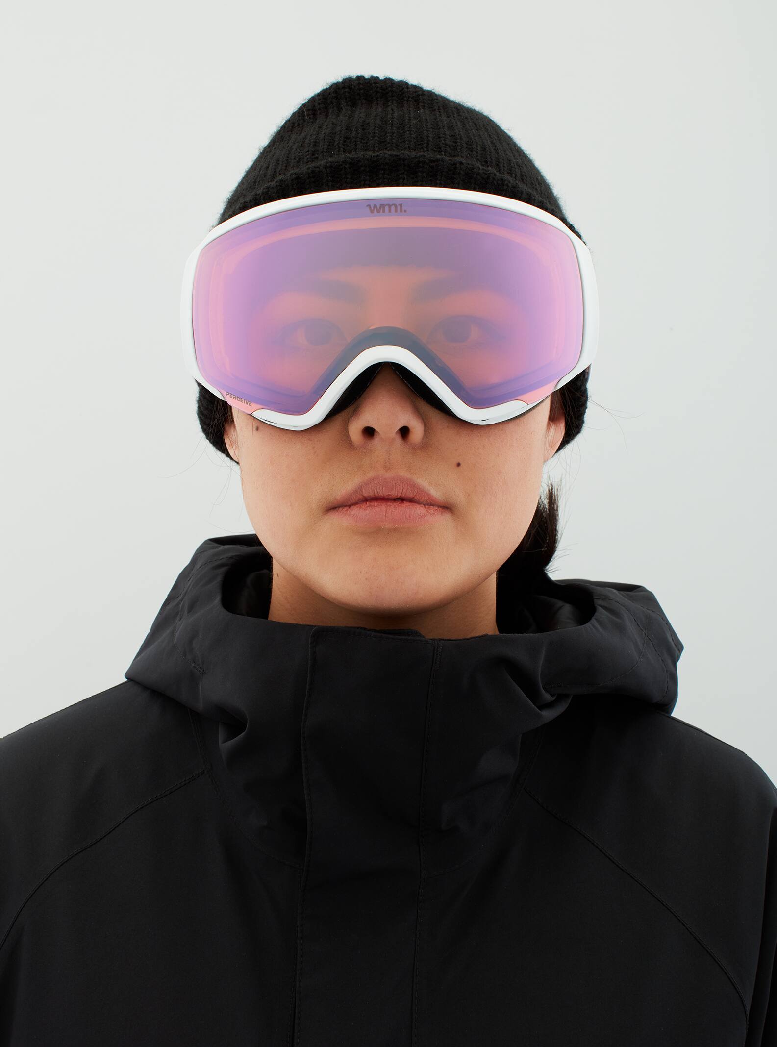 Anon Anon WM1 Goggles + Bonus Lens Frame: white, lens: perceive cloudy pink (53% / s1), spare lens: perceive variable blue (21% / s2)
