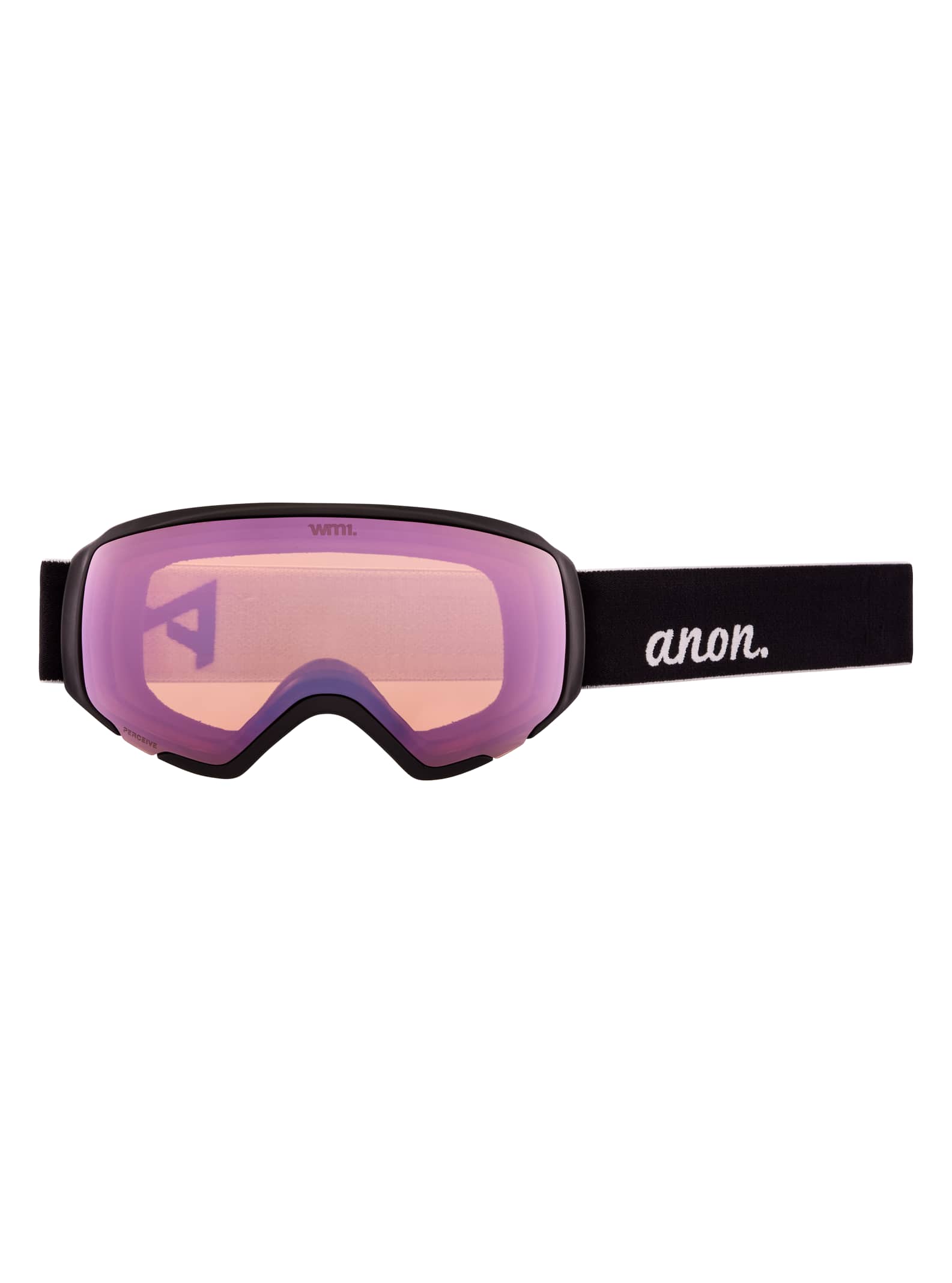 Anon Anon WM1 Goggles + Bonus Lens + MFI® Face Mask Frame: black, lens: perceive variable green (22% / s2), spare lens: perceive cloudy pink (53% / s1)