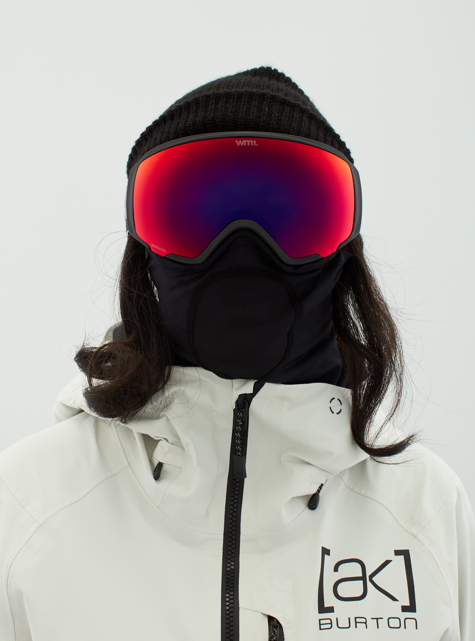 Anon Anon WM1 Goggles + Bonus Lens + MFI® Face Mask Frame: waves, lens: perceive sunny red (14% / s3), spare lens: perceive cloudy burst (59% / s1)
