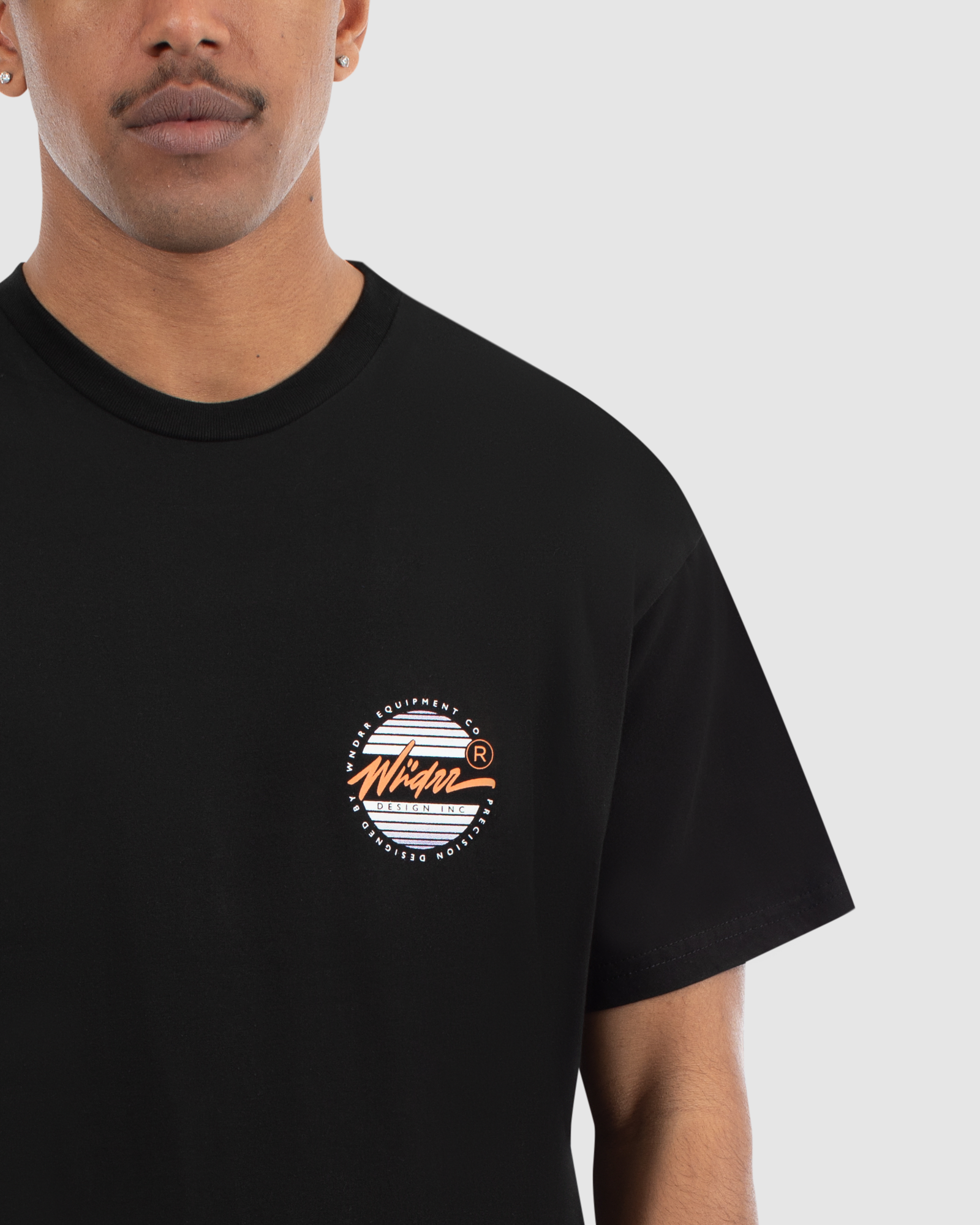 HALF VOLLEY CUSTOM FIT TEE - BLACK