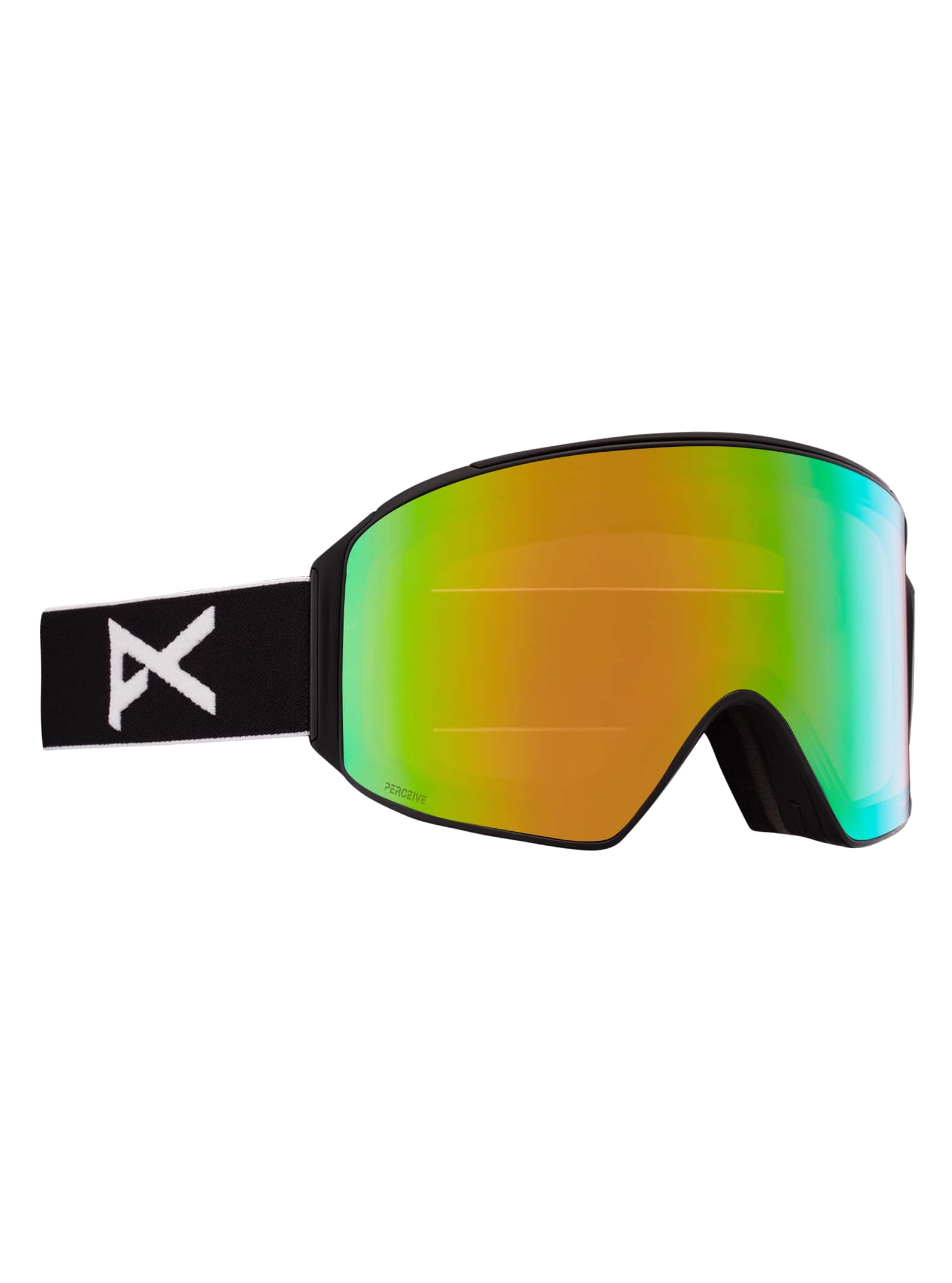 Anon Anon M4 Goggles Cylindrical + Bonus Lens + MFI® Face Mask Frame: black, lens: perceive variable green (22% / s2), spare lens: perceive cloudy pink (53% / s1)