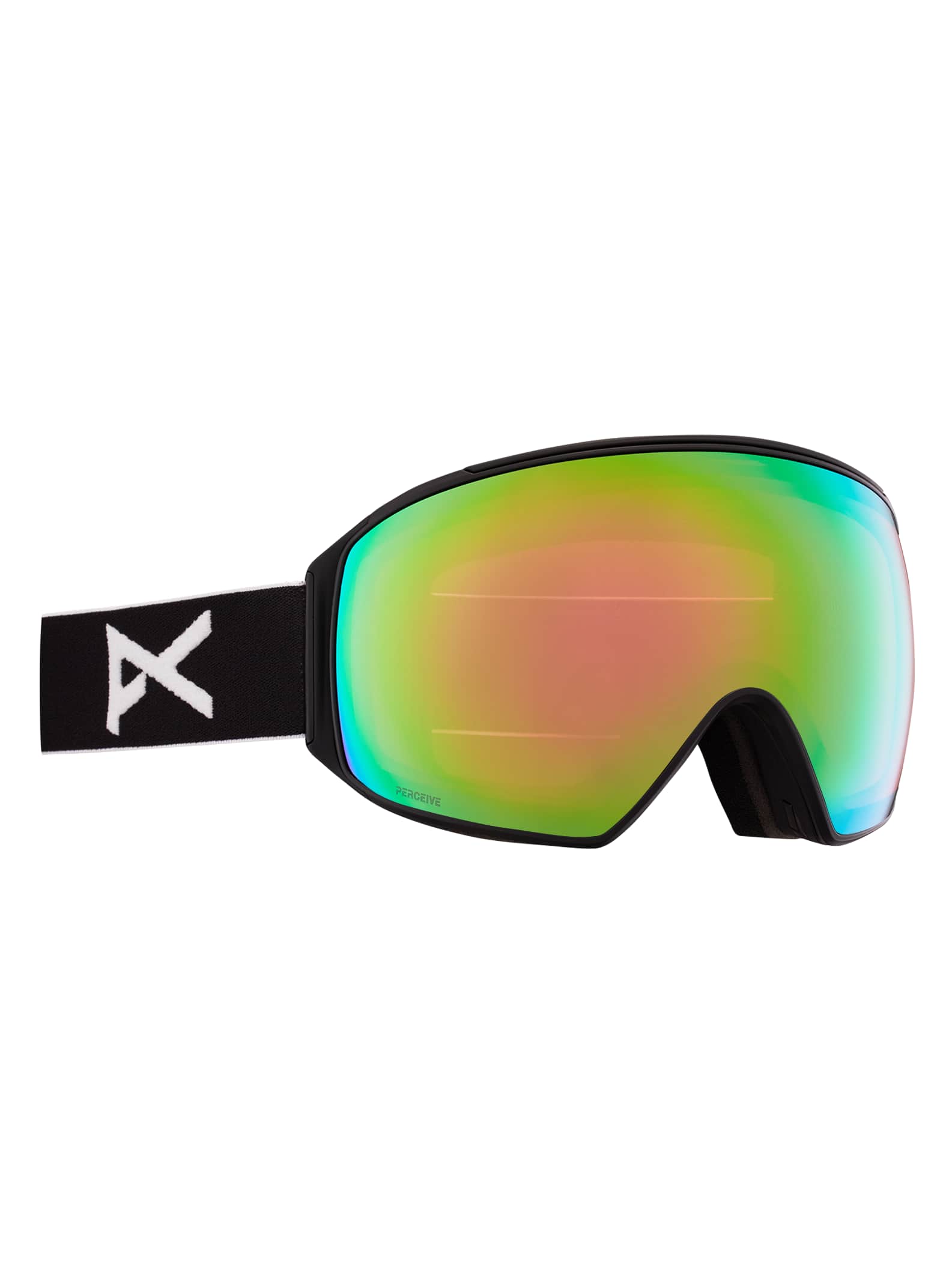 Anon Anon M4 Goggles Toric + Bonus Lens + MFI® Face Mask - Low Bridge Fit Frame: black, lens: perceive variable green (22% / s2), spare lens: perceive cloudy pink (53% / s1)