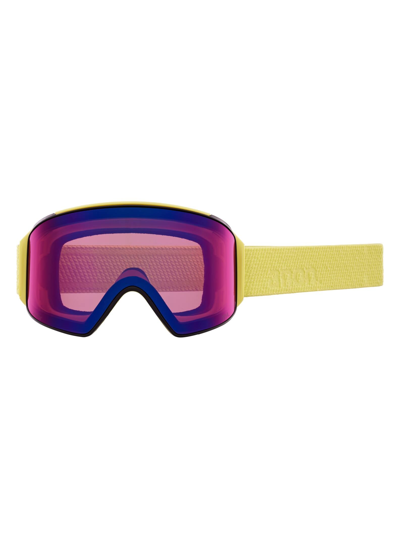 Anon Anon M4 Goggles Cylindrical + Bonus Lens + MFI® Face Mask Frame: lemon, lens: perceive sunny onyx (6% / s4), spare lens: perceive variable violet (34% / s2)