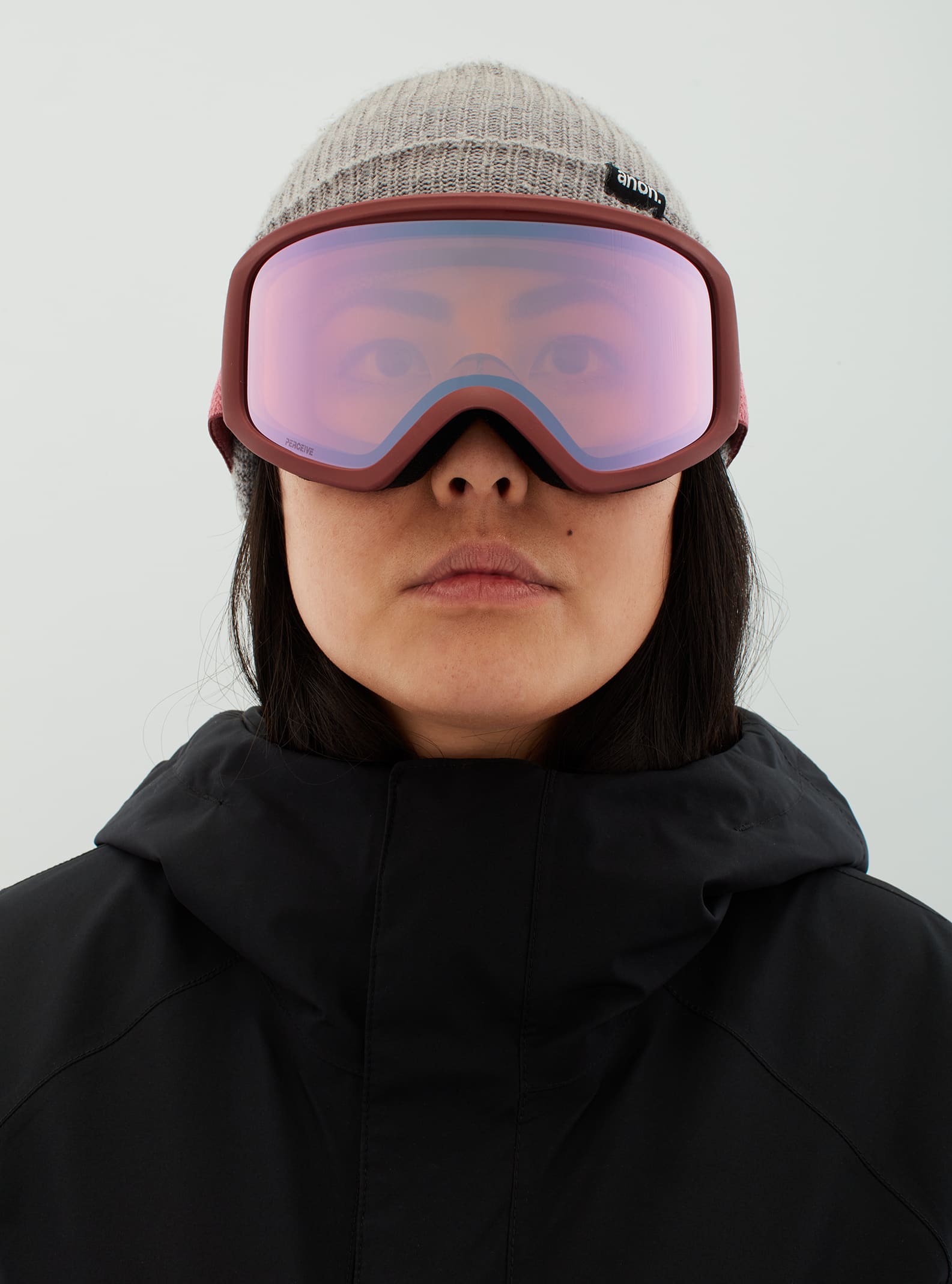 Anon Anon Insight Goggles + Bonus Lens Frame: blush, lens: perceive cloudy pink (53% / s1), spare lens: amber (55% / s1)