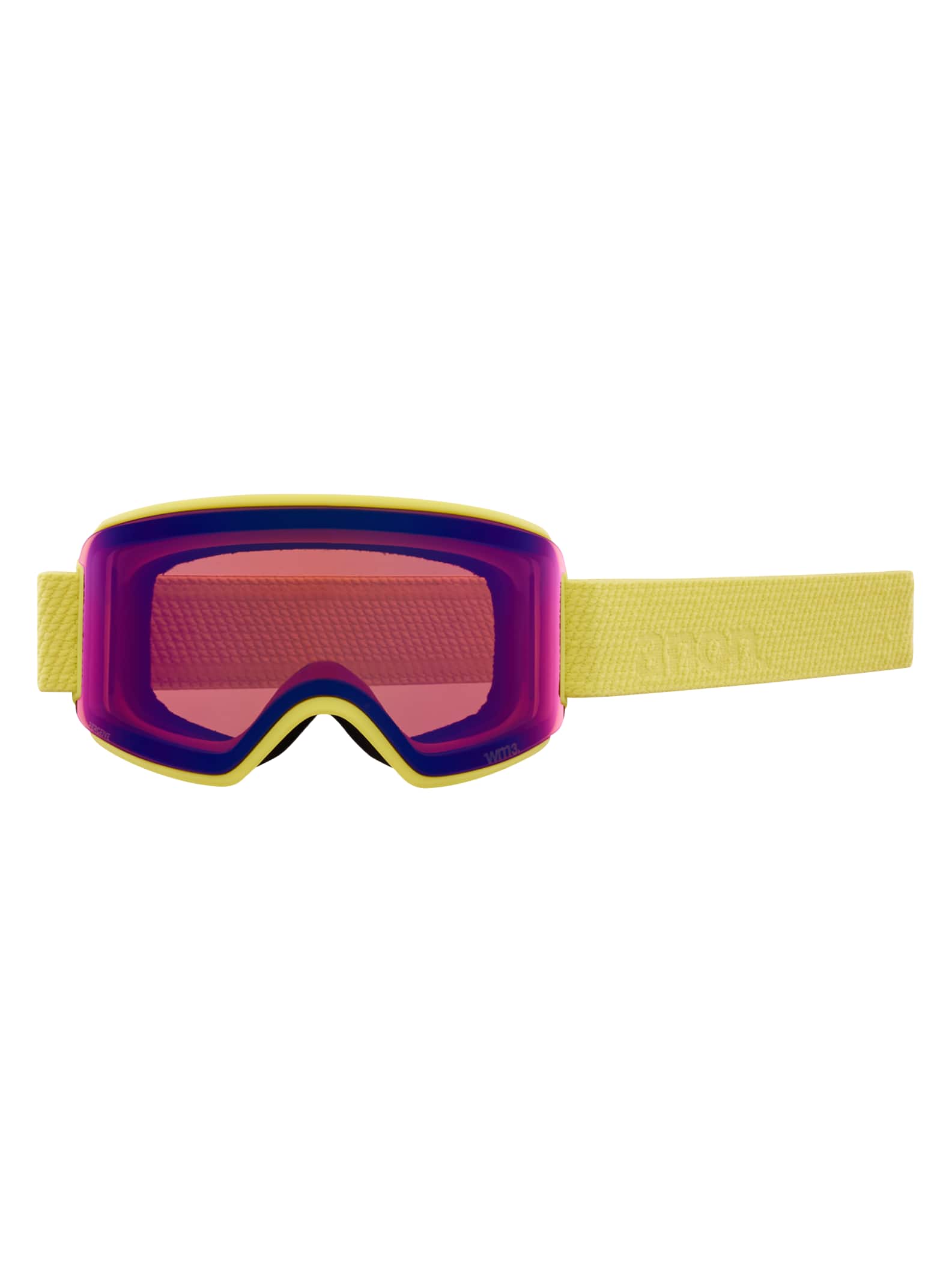 Anon Anon WM3 Goggles + Bonus Lens - Low Bridge Fit Frame: lemon, lens: perceive sunny onyx (6% / s4), spare lens: perceive variable violet (34% / s2)