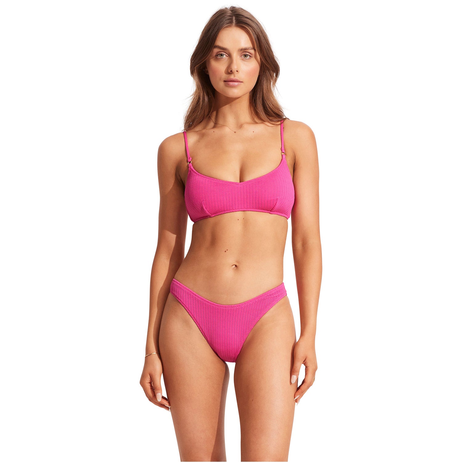 Seafolly Sea Dive Bralette Fuchsia