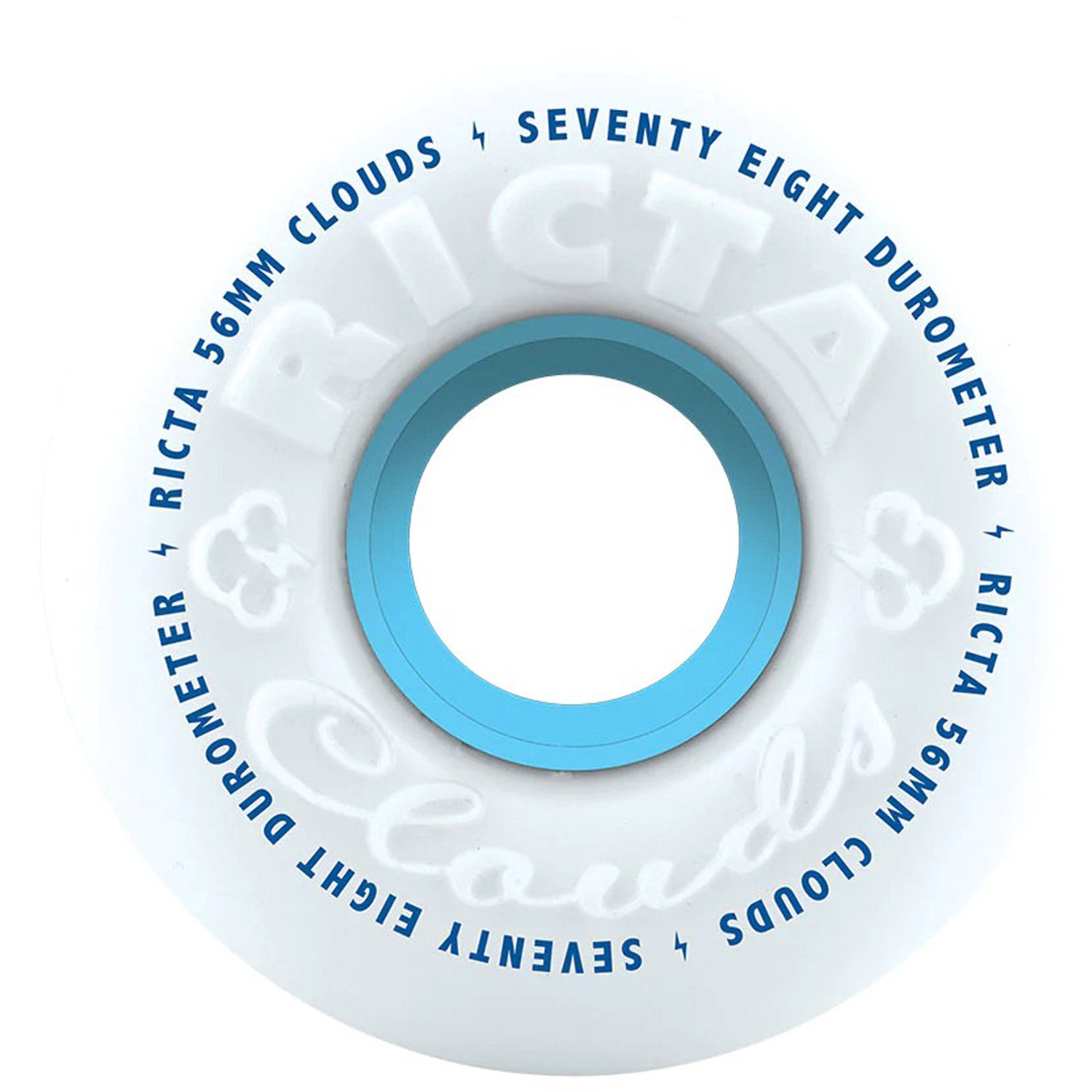56mm Clouds White 78a Skateboard Wheels