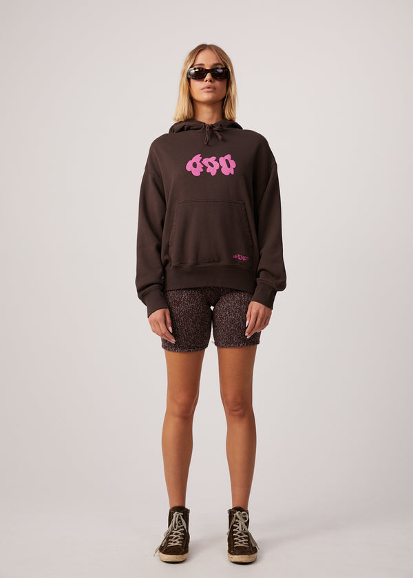 Digital Holiday Recycled Floral Hoodie
