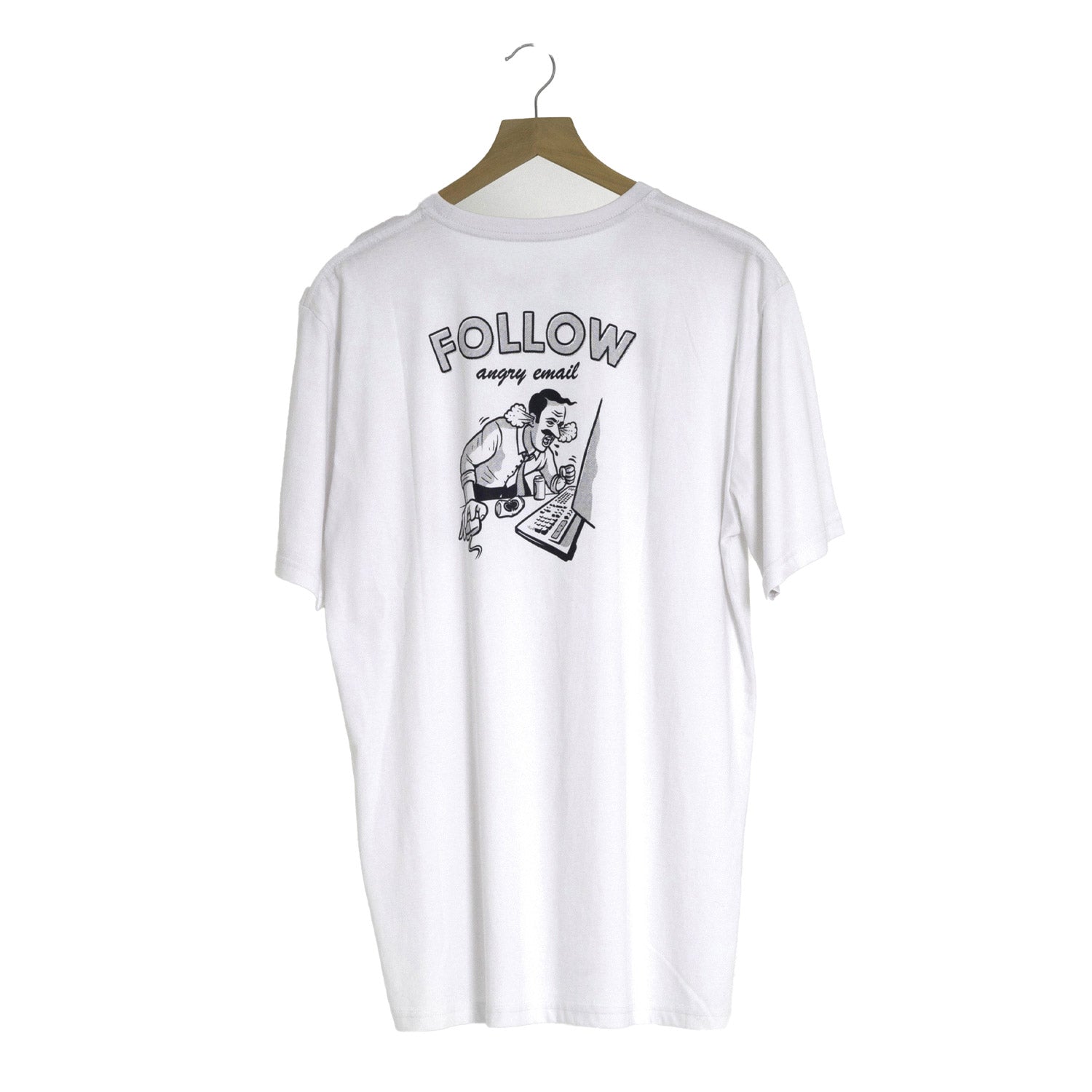 Follow Angry Email Tee 2021