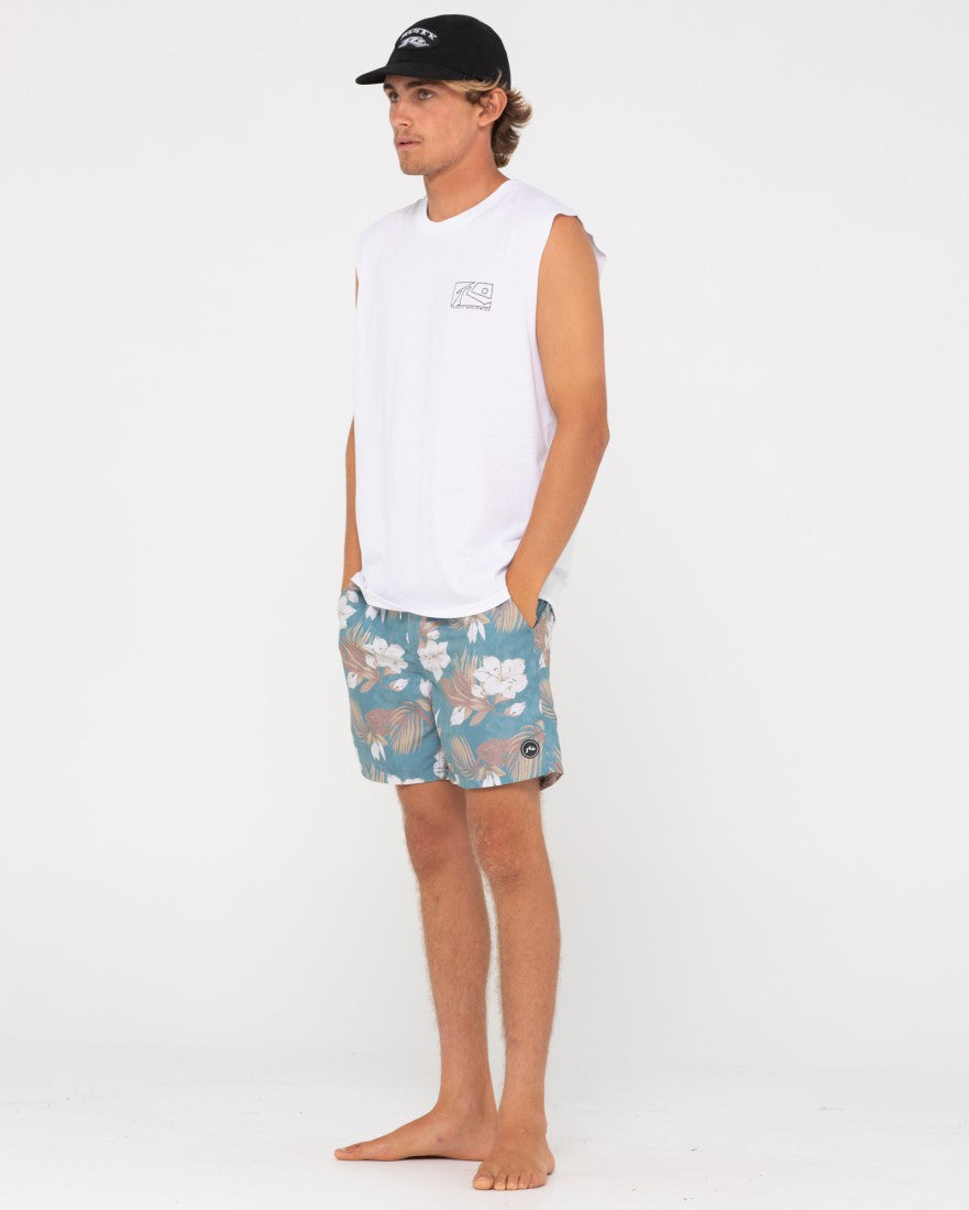 Hazy Sky Elastic Boardshort