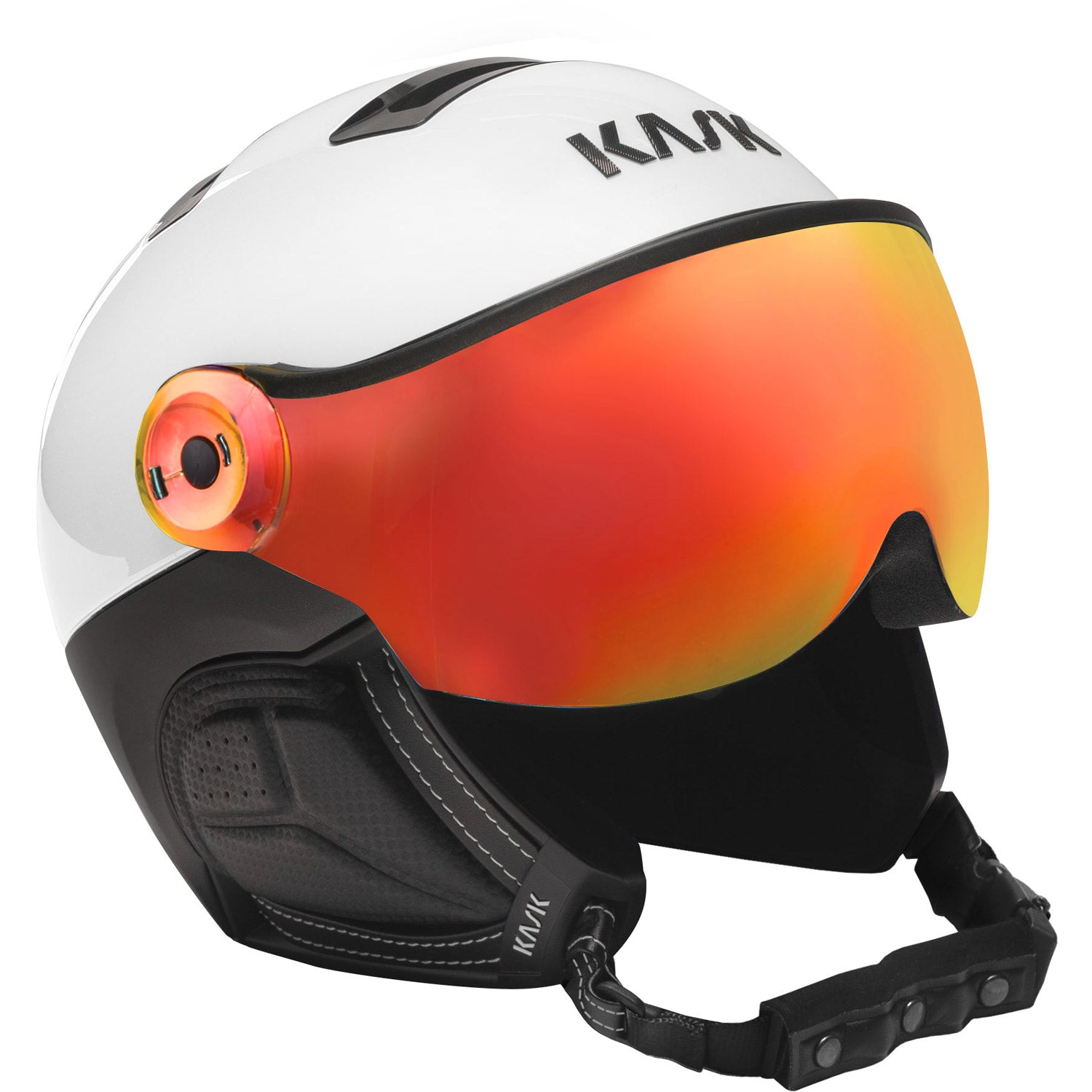 Montecarlo Red Mirror Visor Helmet