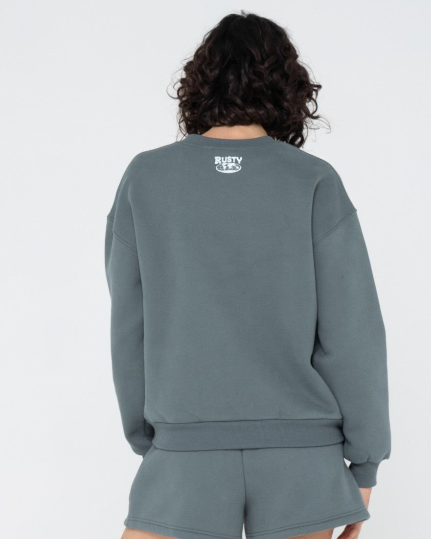Busy Living Relaxed Crew Fleece