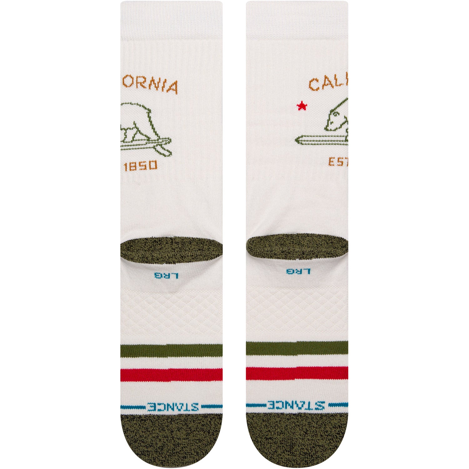 California Republic 2 Crew Sock