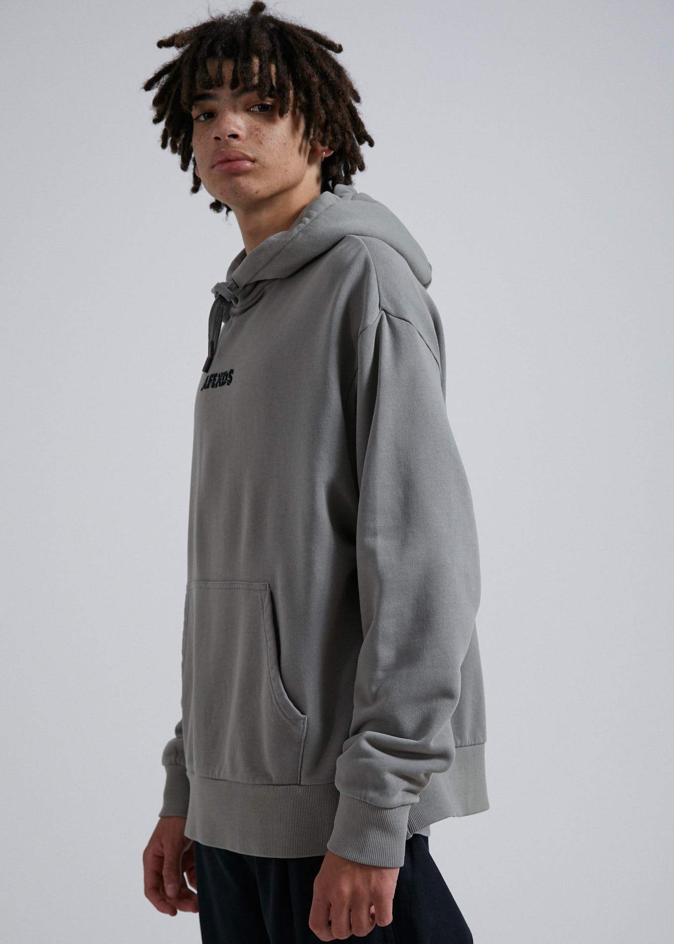 Afends Pressure - Pull On Hood - Olive Olive