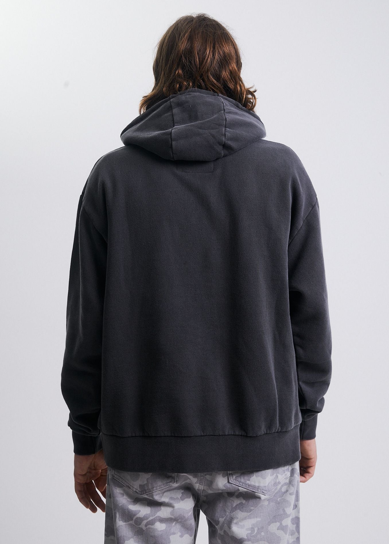 Afends Transit - Recycled Hoodie - Stone Black Stone black