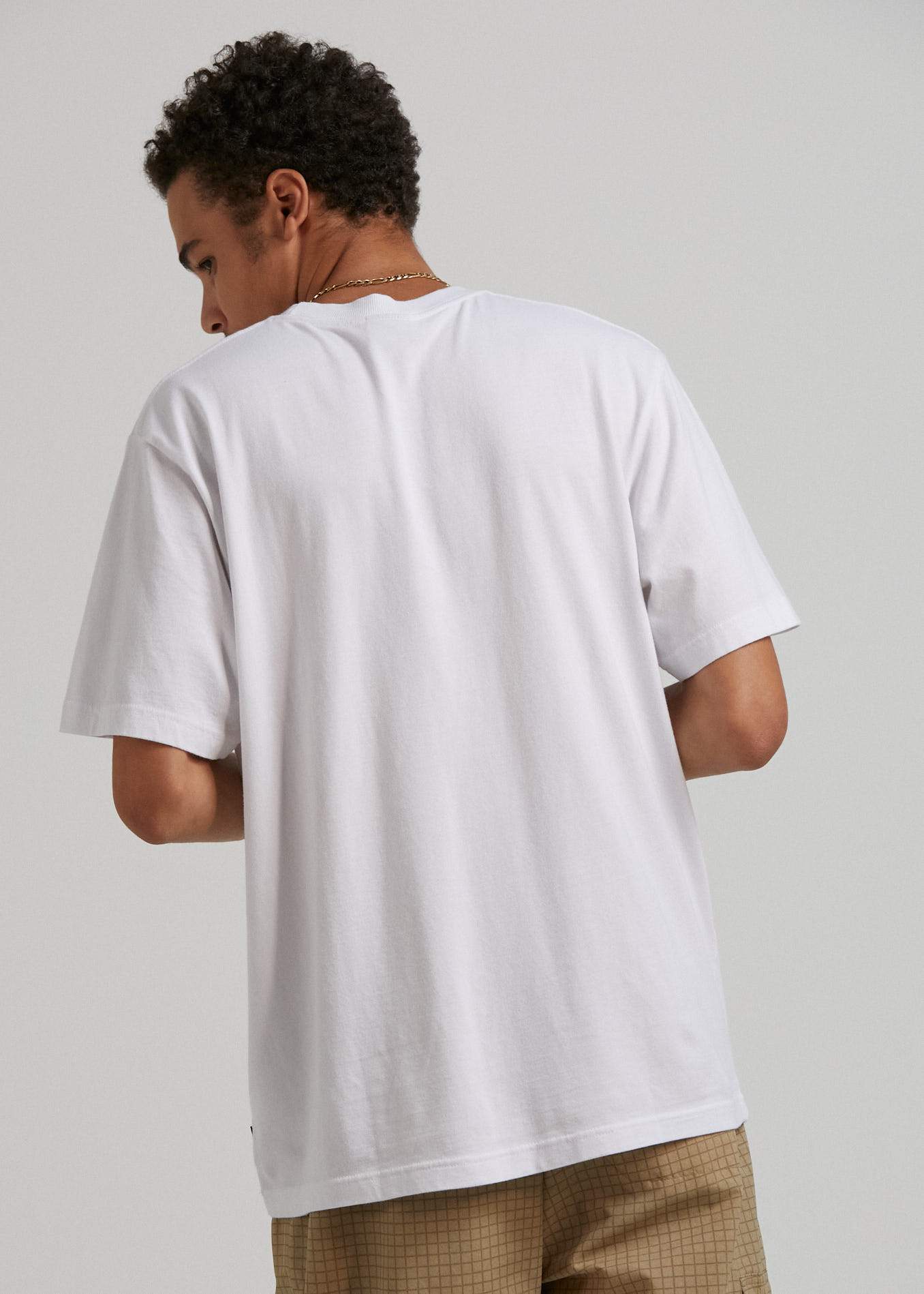 Afends Transit - Recycled Retro Fit T-Shirt - Rose White