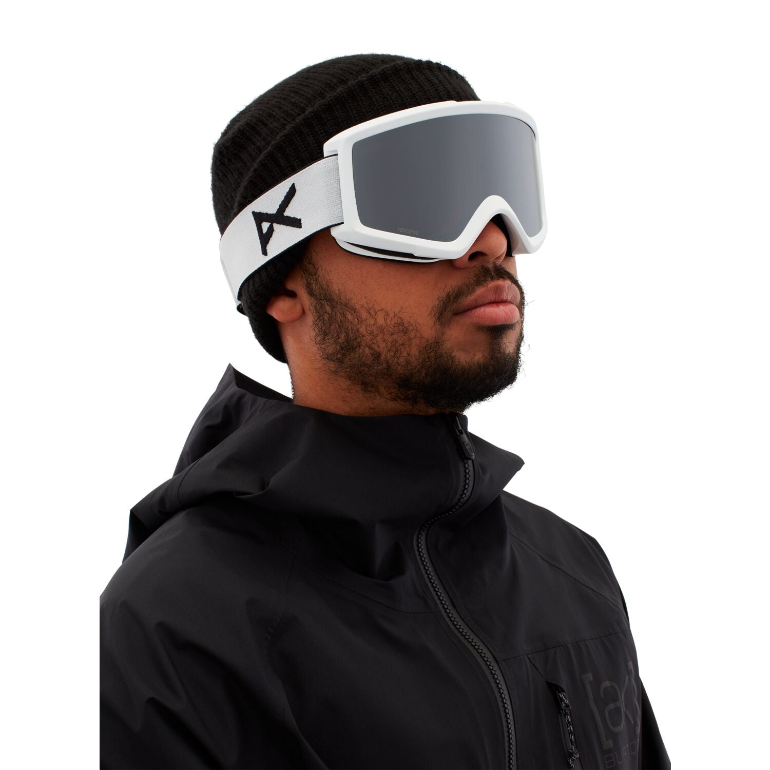 Anon Helix 2.0 Goggle 2023 White - Perceive Sunny Onyx w/ Amber Lens