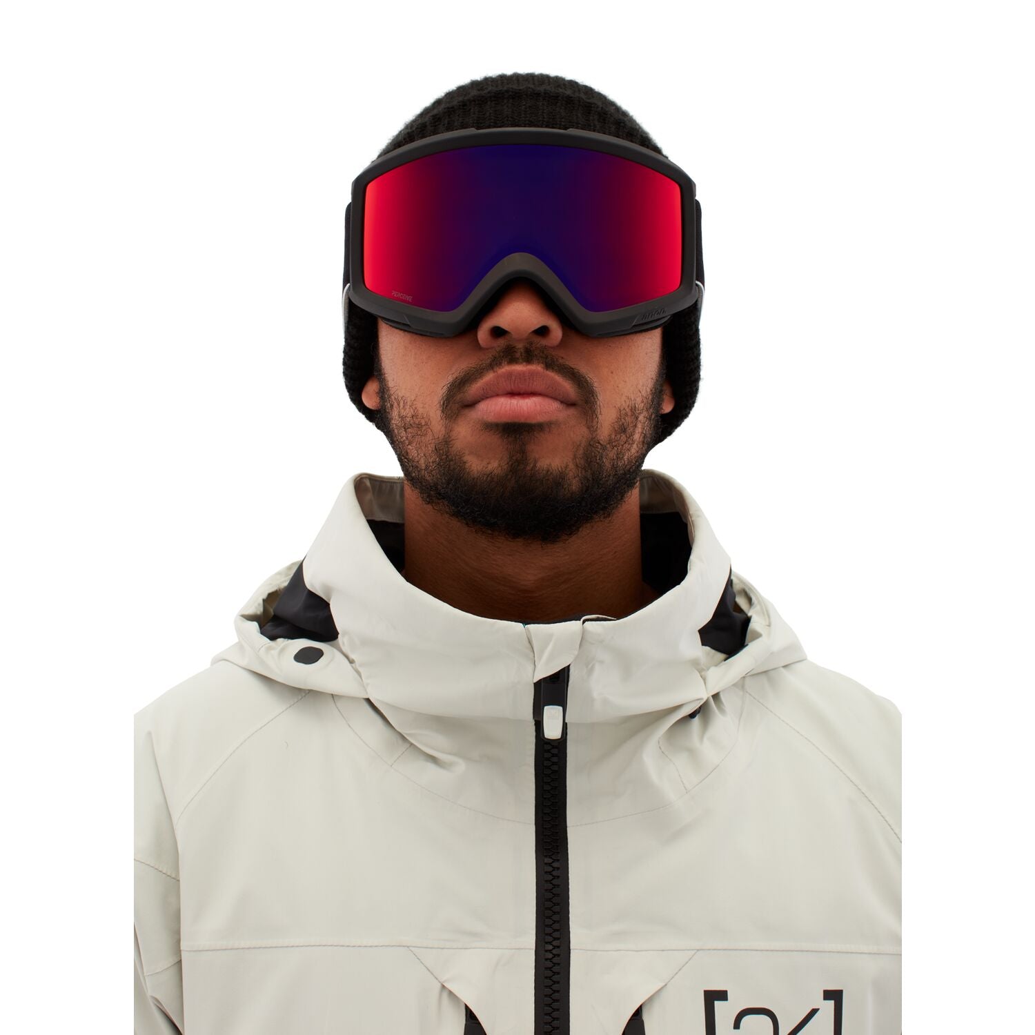 Anon Helix 2.0 Google 2023 Black - Perceive Sunny Red w/ Amber Lens