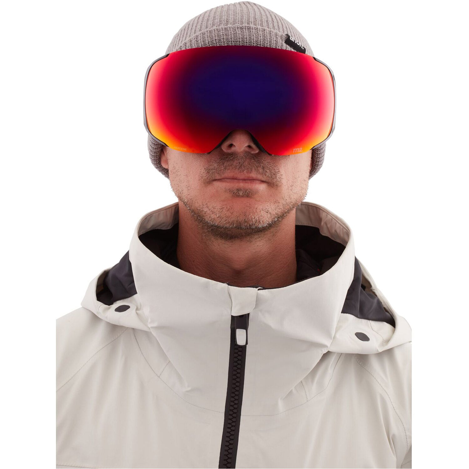 Anon M2 Goggle 2021 Black - Perceive Sunny Red Lens w/ Perceive Cloudy Burst Lens