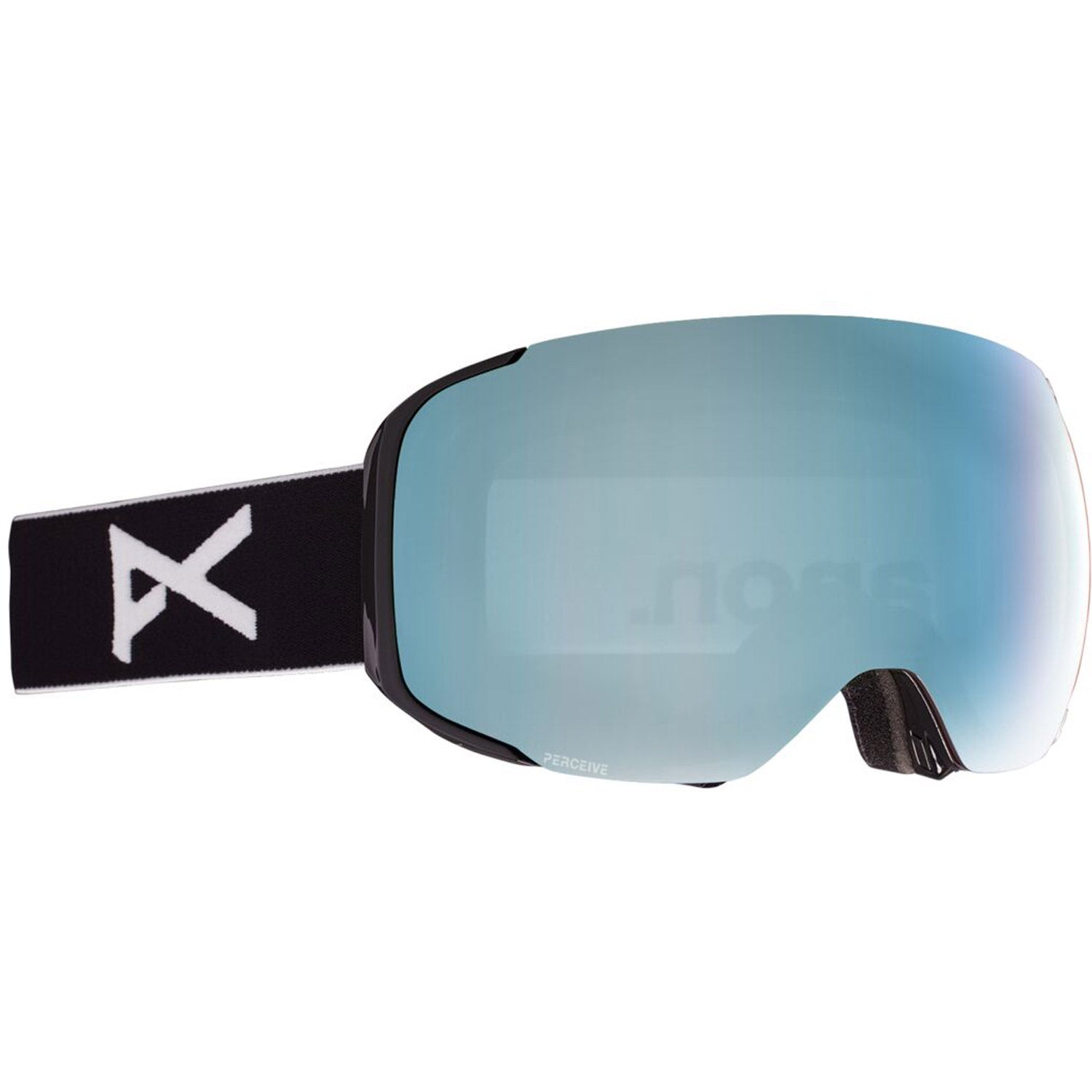 Anon M2 MFI Asian Fit Goggle 2021 Black - Perceive Variable Blue Lens w/ Perceive Cloudy Pink Lens