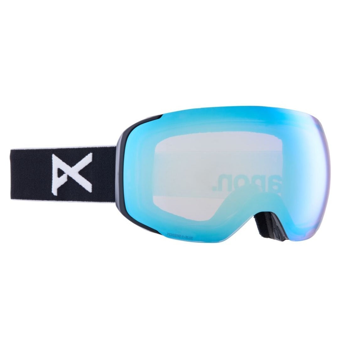 Anon M2 MFI Goggle 2023 Black - Perceive Variable Blue w/ Perceive Cloudy Pink Lens