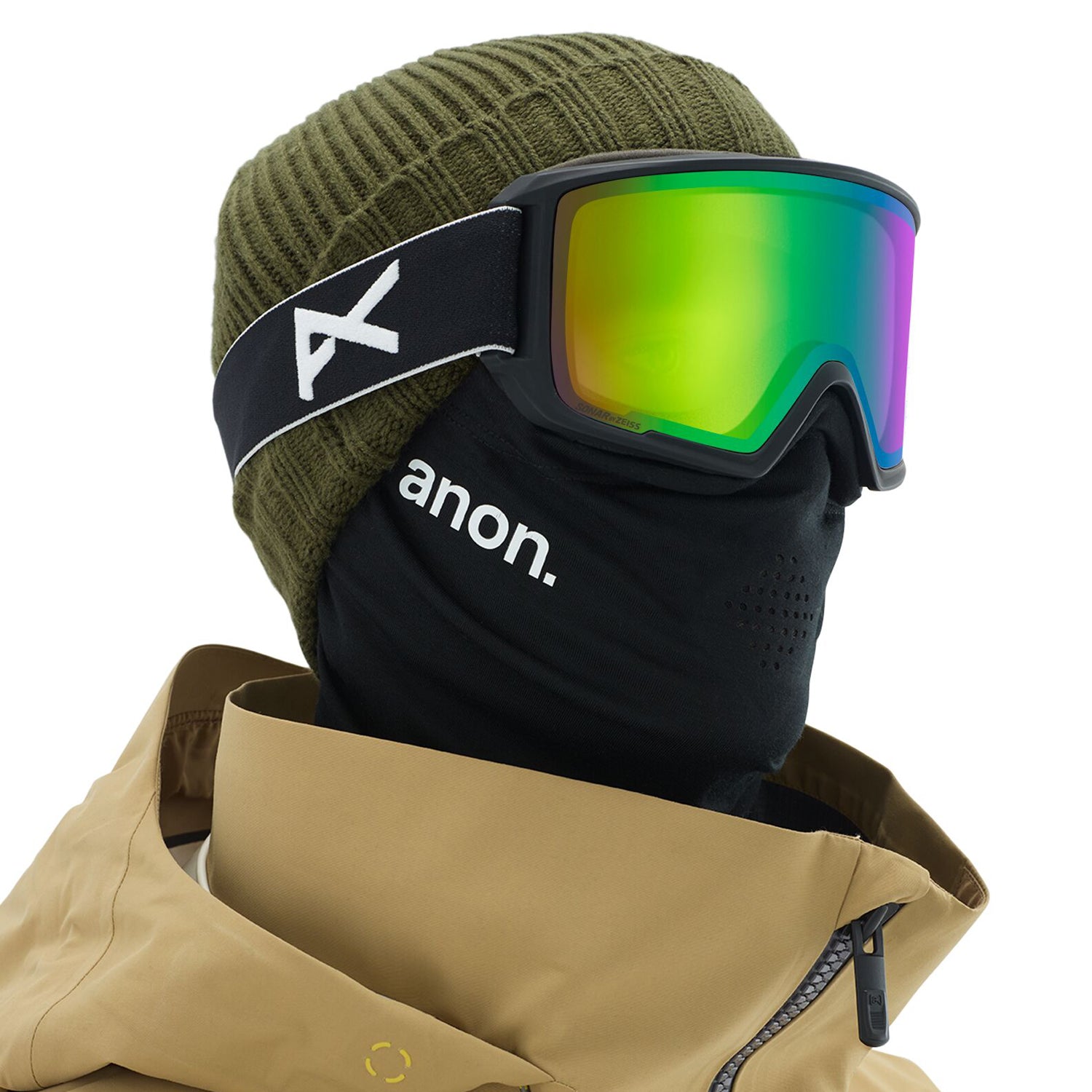 Anon M3 MFI Goggle 2020 Black Sonar Green