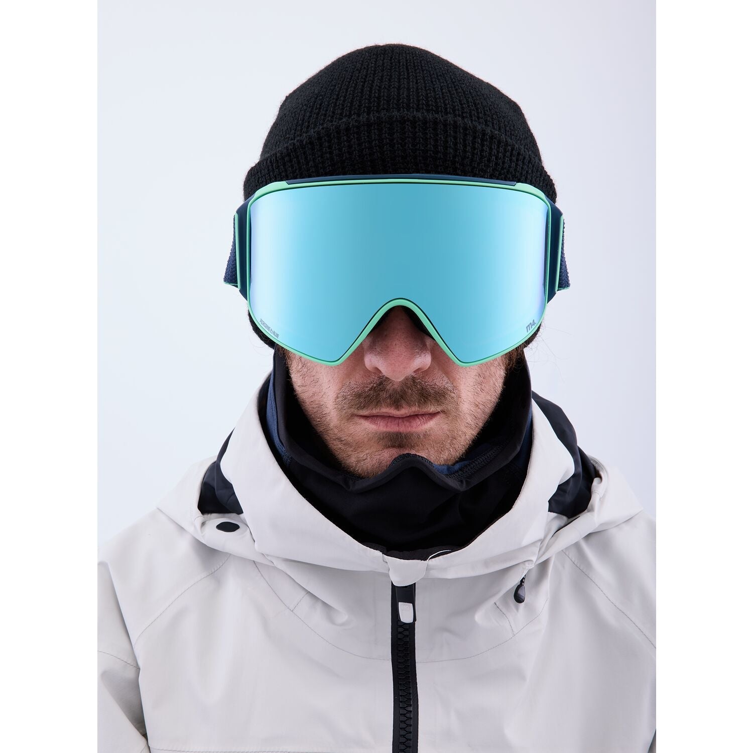 Anon M4 Cylindrical MFI Goggle 2023 Navy - Perceive Variable Blue w Perceive Cloudy Pink Lens