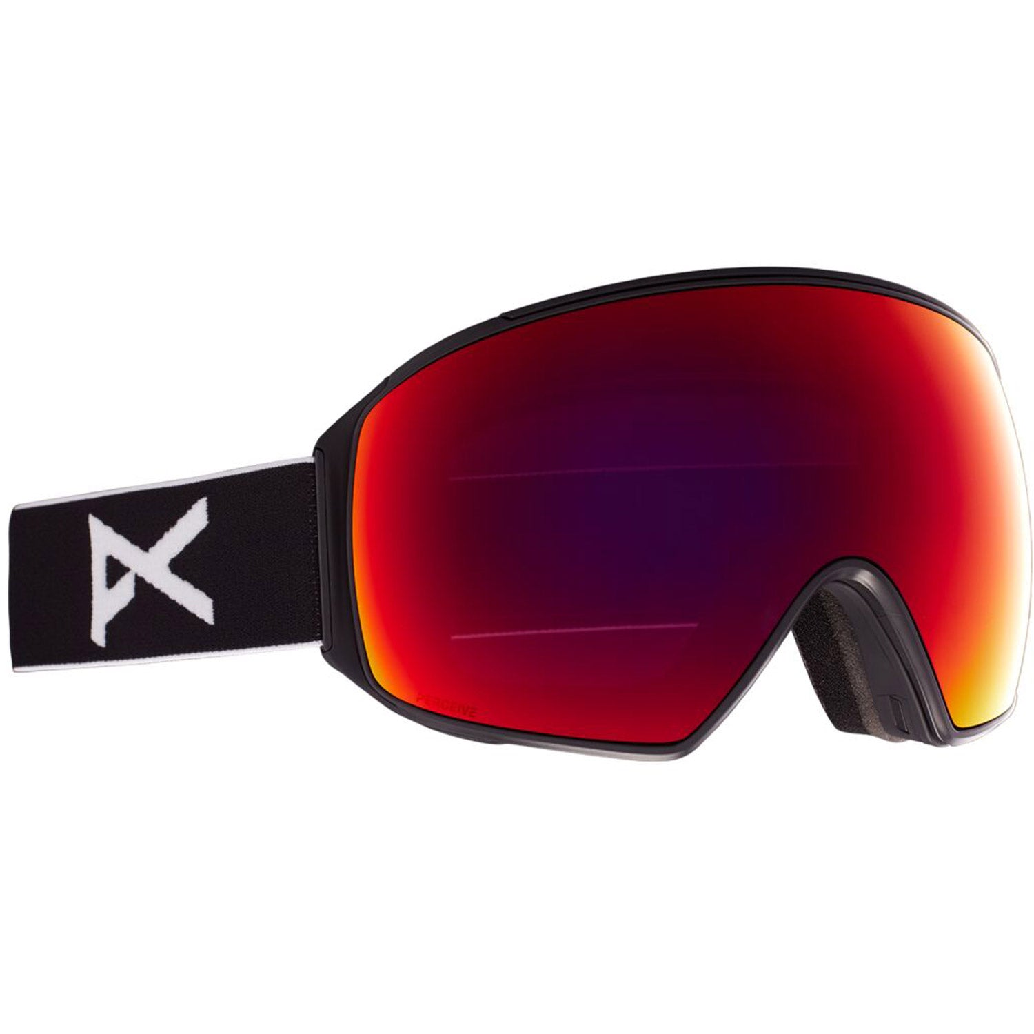 Anon M4 Toric MFI Goggle 2021 Black - Perceive Sunny Red Lens w/ Perceive Cloudy Burst Lens