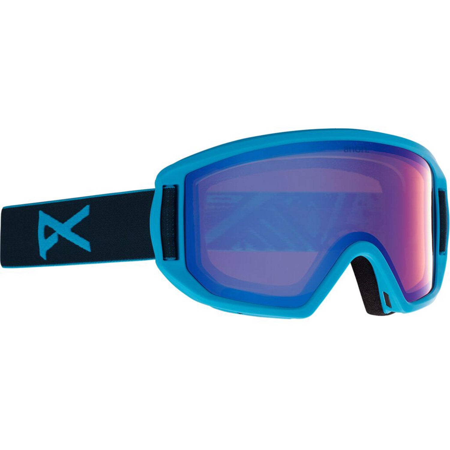 Anon Relapse Jr MFI Goggle 2021 Blue - Blue Amber Lens