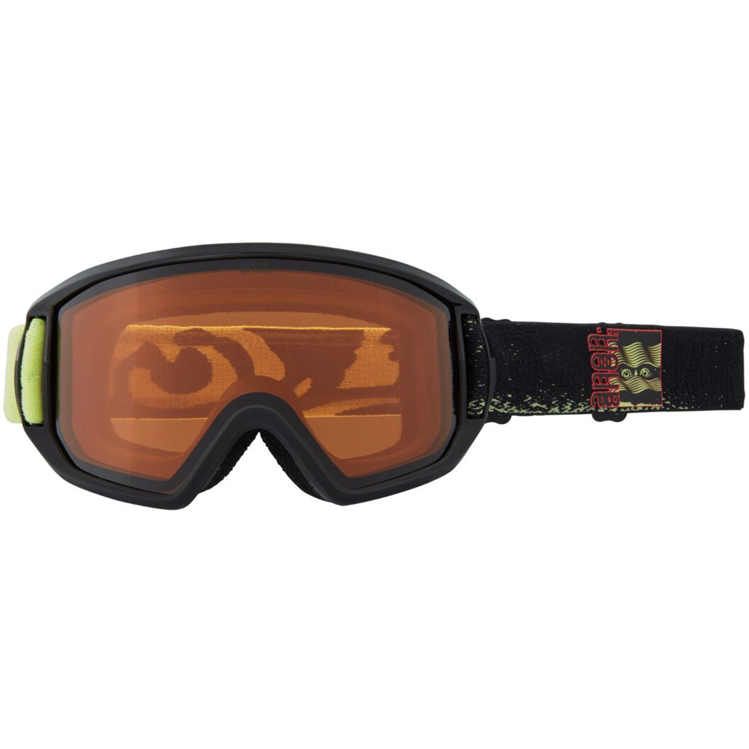Anon Relapse MFI Goggle 2021 Crazy Eyes - Perceive Variable Green Lens w/ Amber Lens