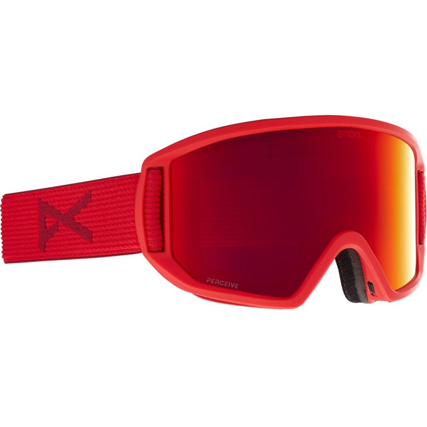 Anon Relapse MFI Goggle 2021 Red - Perceive Sunny Red Lens w/ Amber Lens