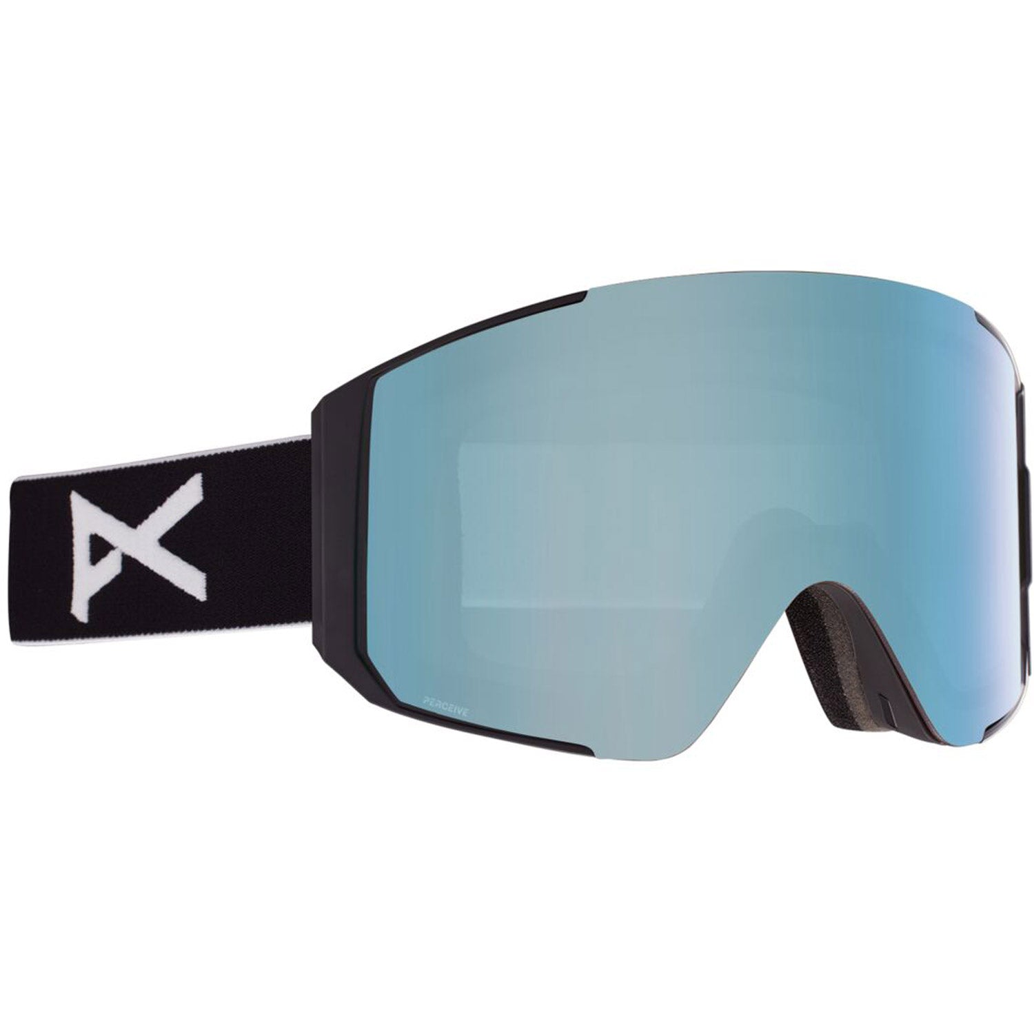 Anon Sync Asian Fit Goggle 2021 Black - Perceive Variable Blue Lens w/ Perceive Cloudy Pink Lens