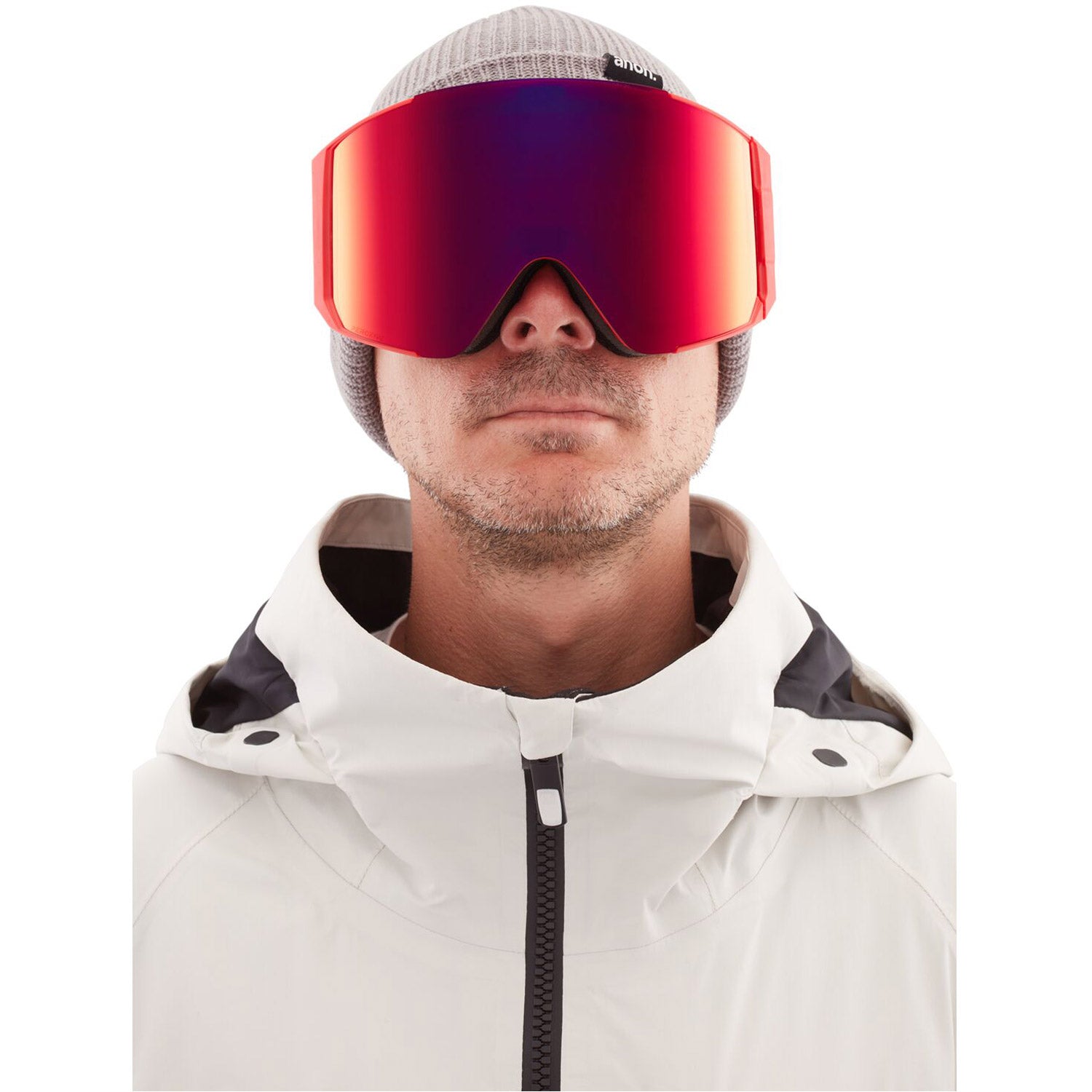 Anon Sync Goggle 2021 Red - Perceive Sunny Red Lens w/ Perceive Cloudy Burst Lens