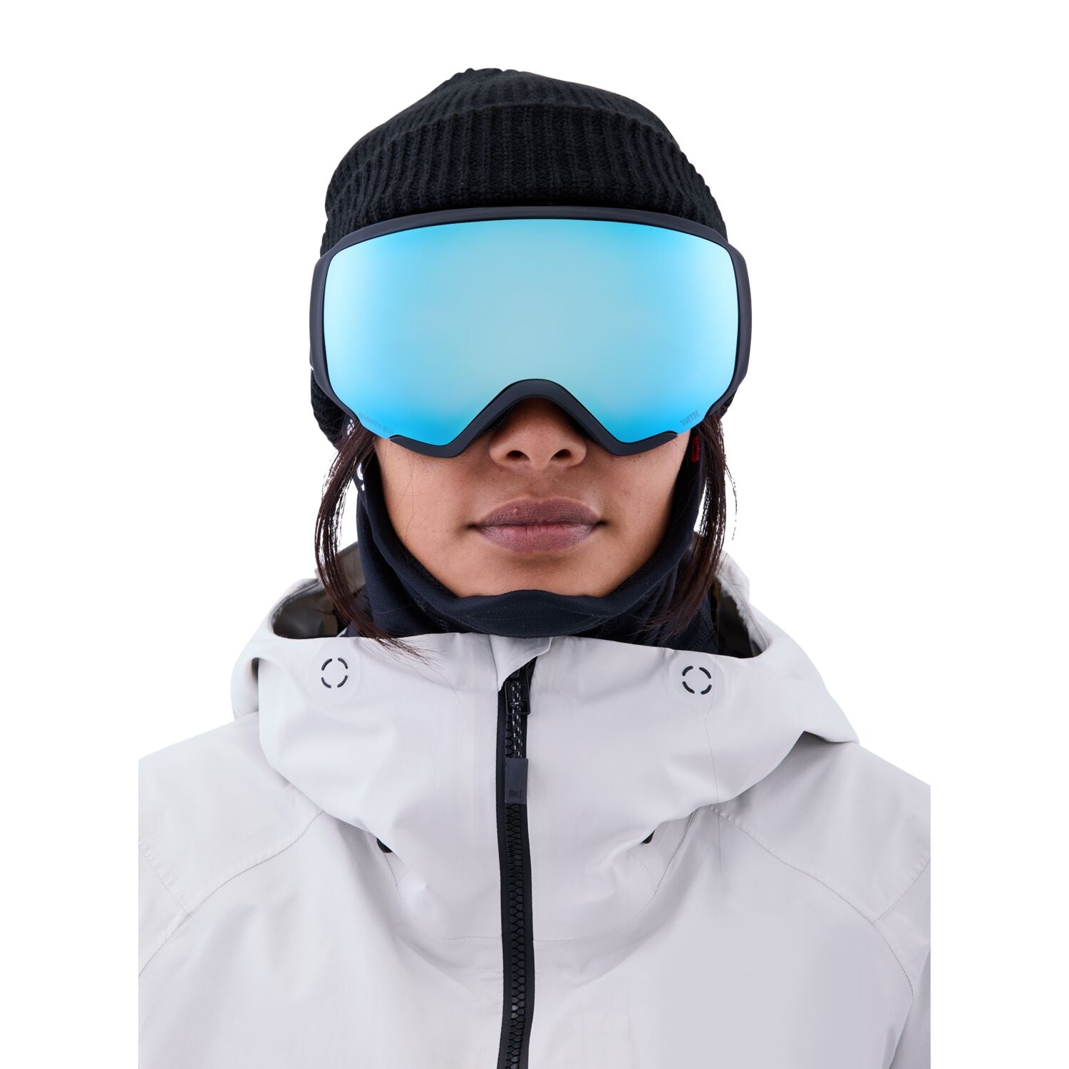 WM1 MFI Goggle 2023 Black - Perceive Variable Blue w/ Perceive Cloudy Pink Lens