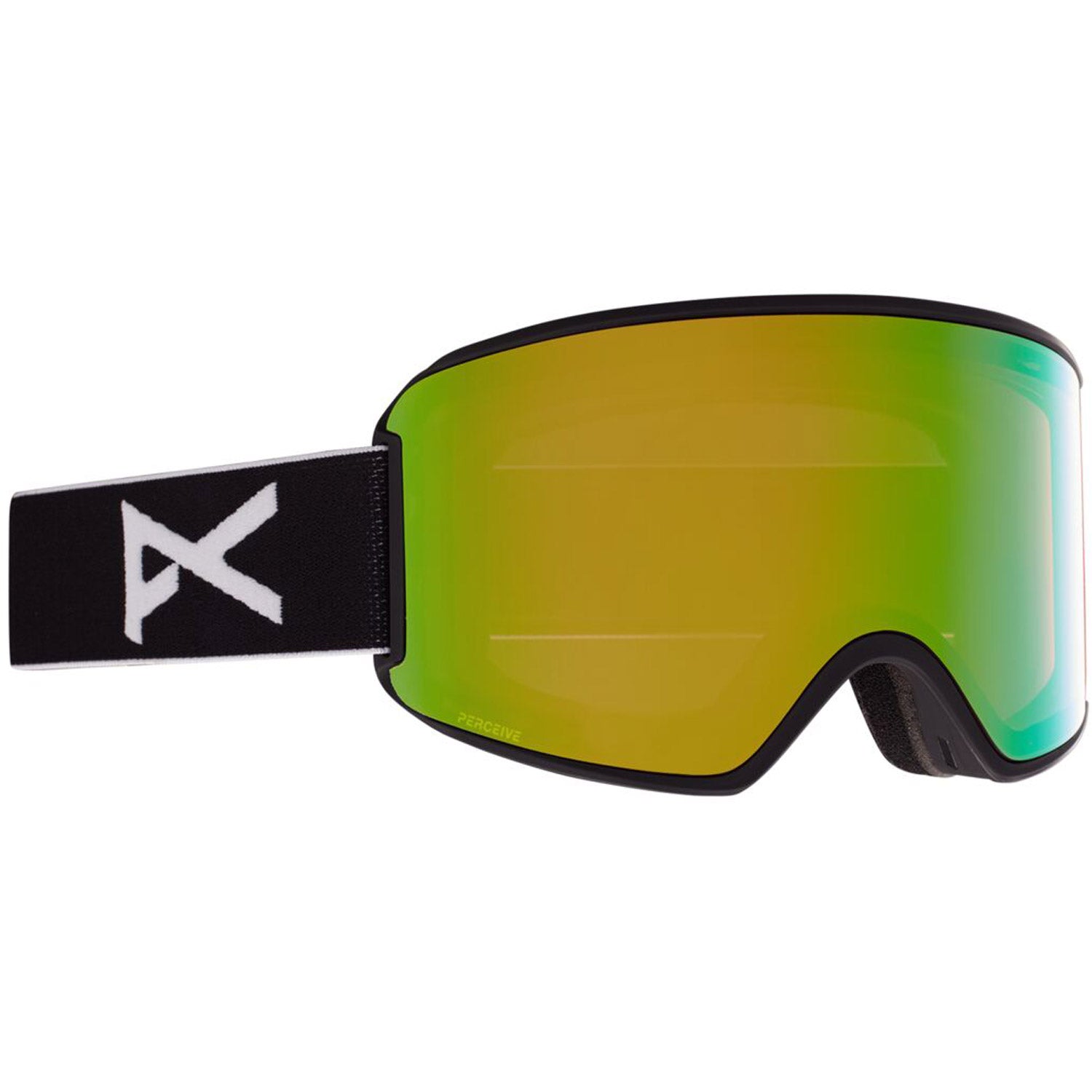 Anon WM3 MFI Goggle 2021 Black - Perceive Variable Green Lens w/ Perceive Cloudy Pink Lens