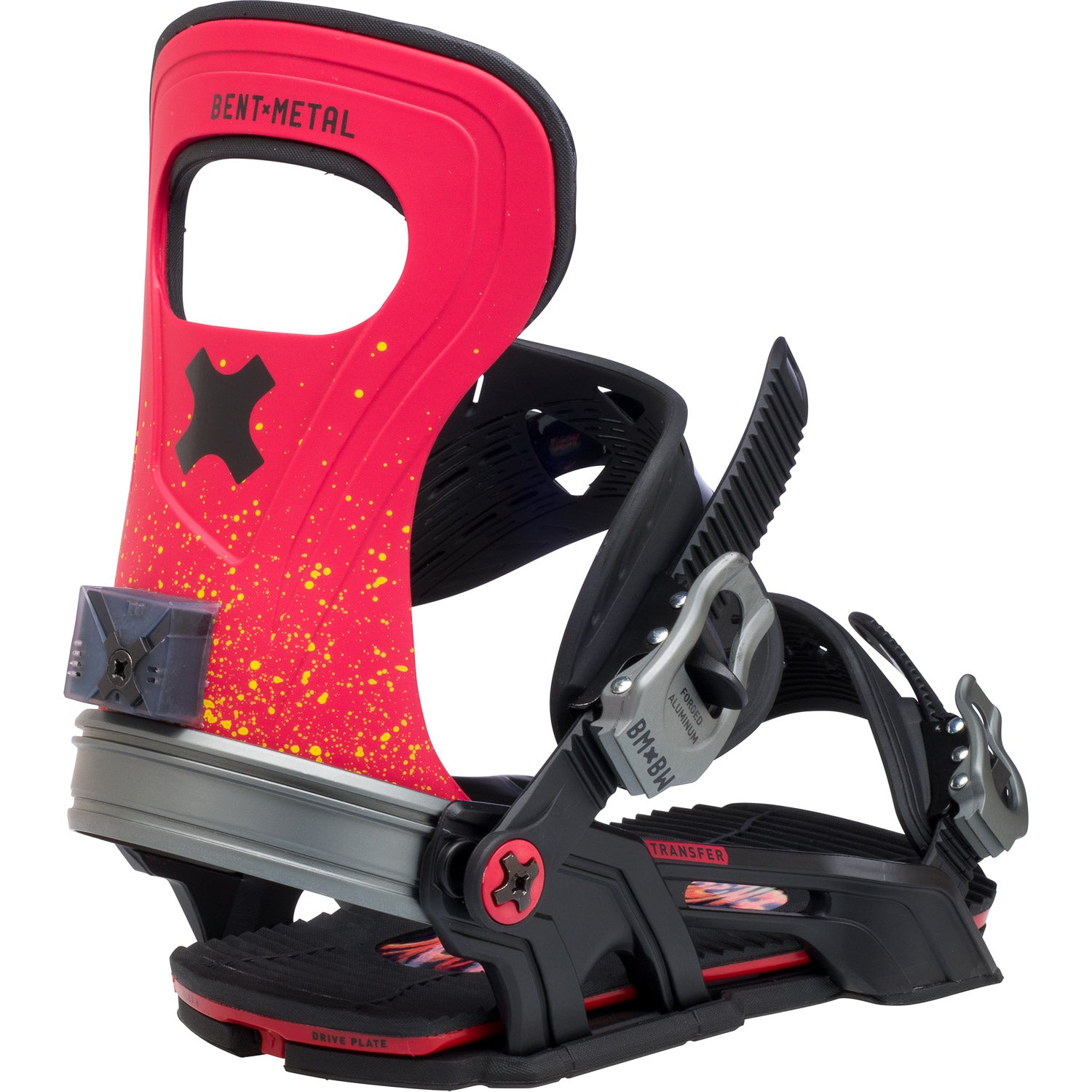 Bent Metal Transfer Snowboard Binding 2021 Red