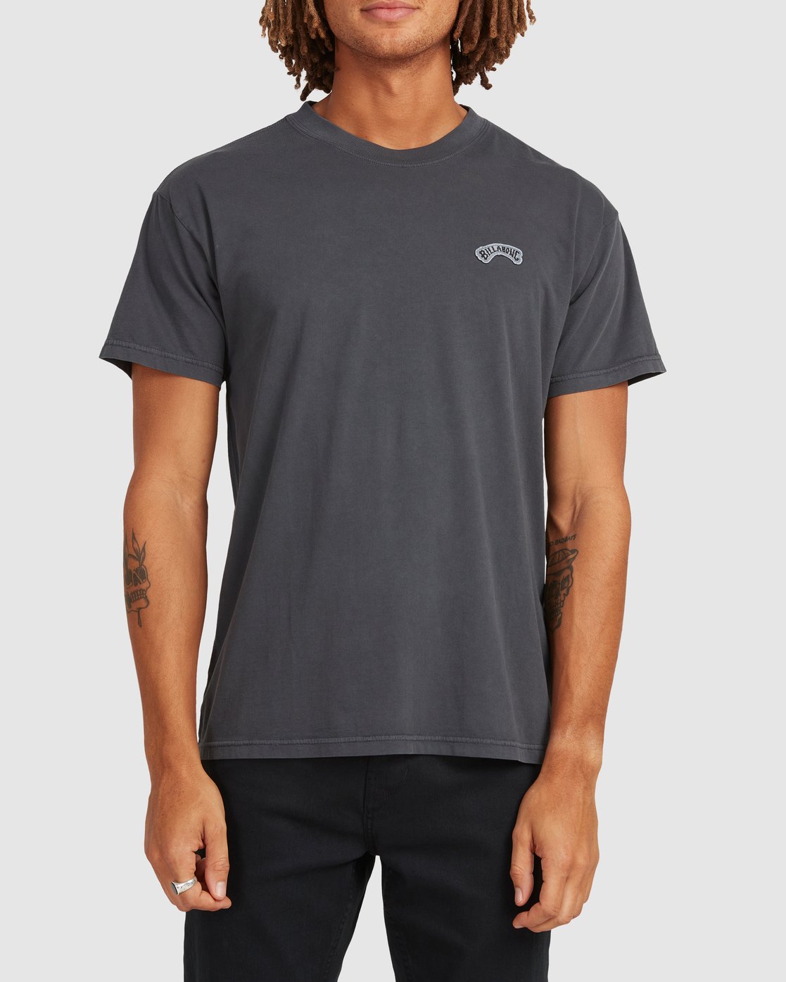 Billabong Arch Patch T-Shirt Washed black