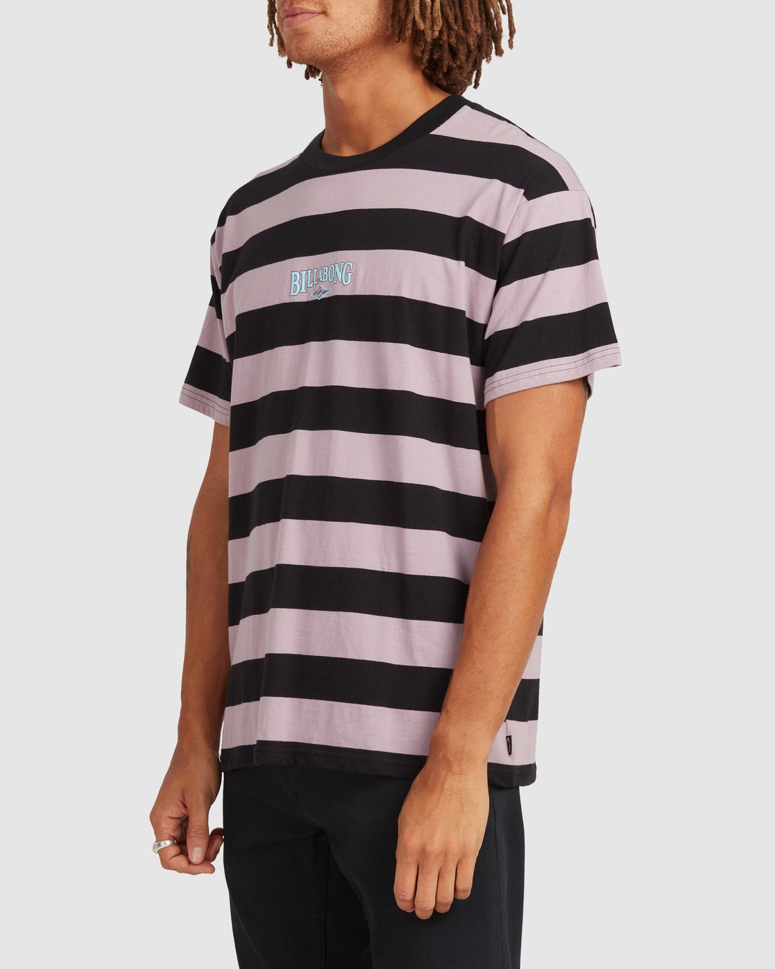 Billabong Billy Stripe T-Shirt PURPLE HAZE