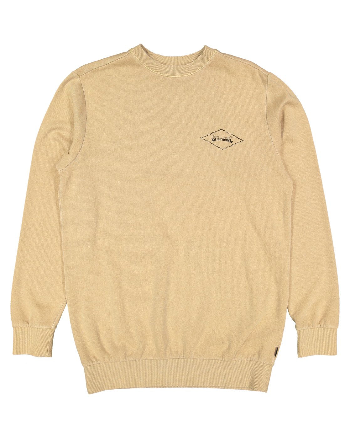 Billabong Boys Checked Diamond Crew Light khaki