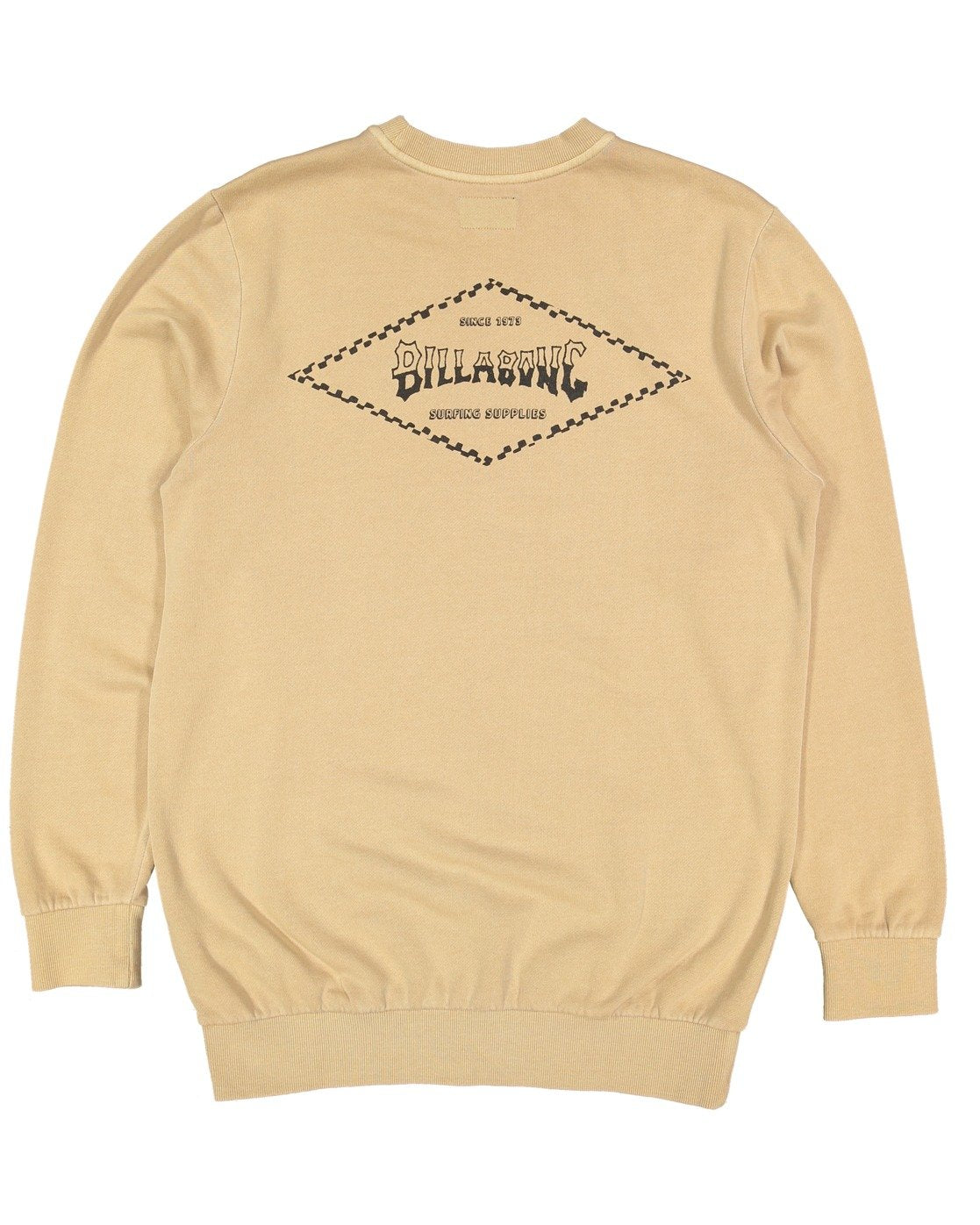 Billabong Boys Checked Diamond Crew Light khaki