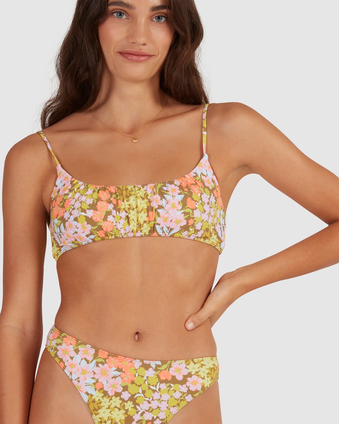 Billabong Bring On The Bliss Bralette Bikini Top Multi