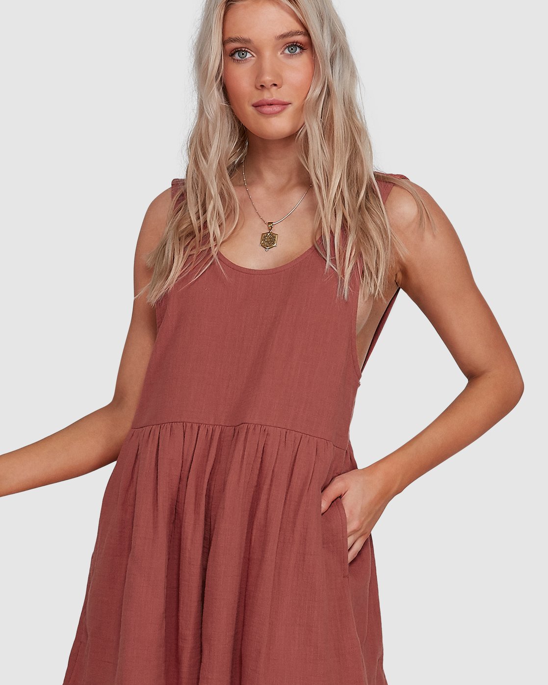Billabong Cabo Jumpsuit Pecan