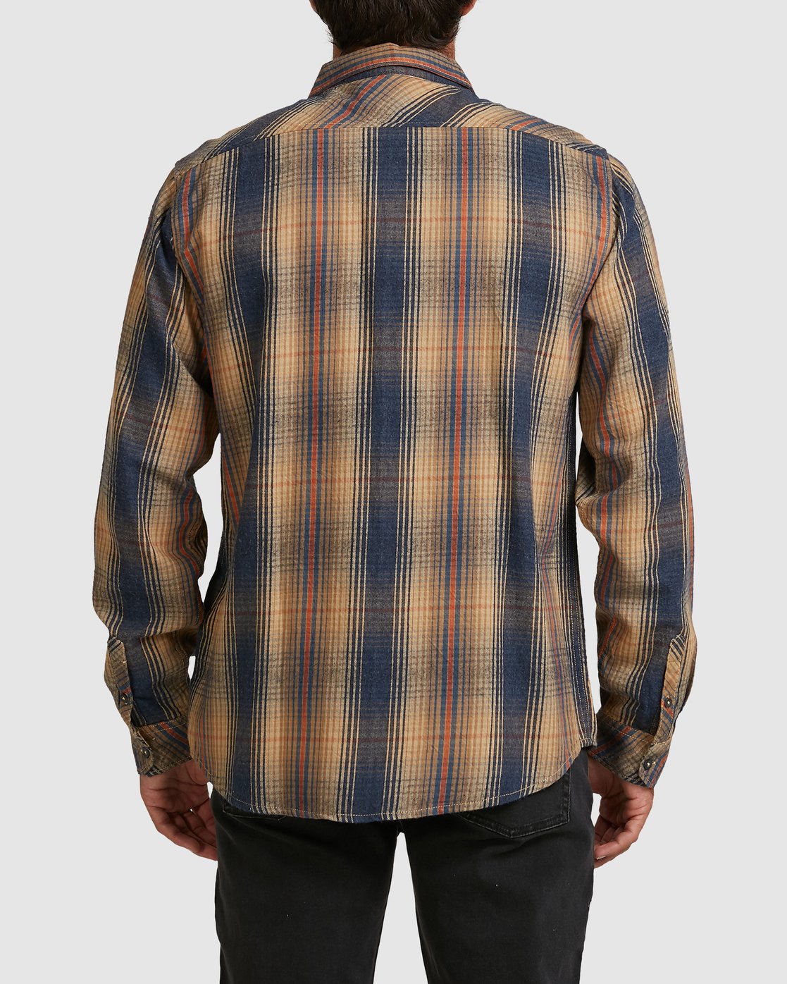 Billabong Coastline Flannel Long Sleeve Shirt Night